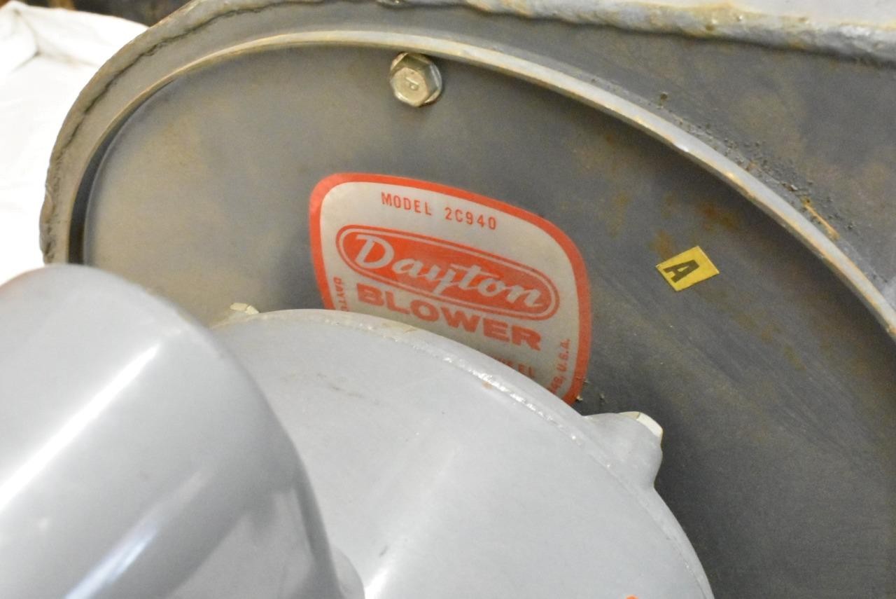 DAYTON 2C940 7-3/4″ BLOWER FAN with DAYTON 6K361A 1/2HP CAPACITOR START MOTOR