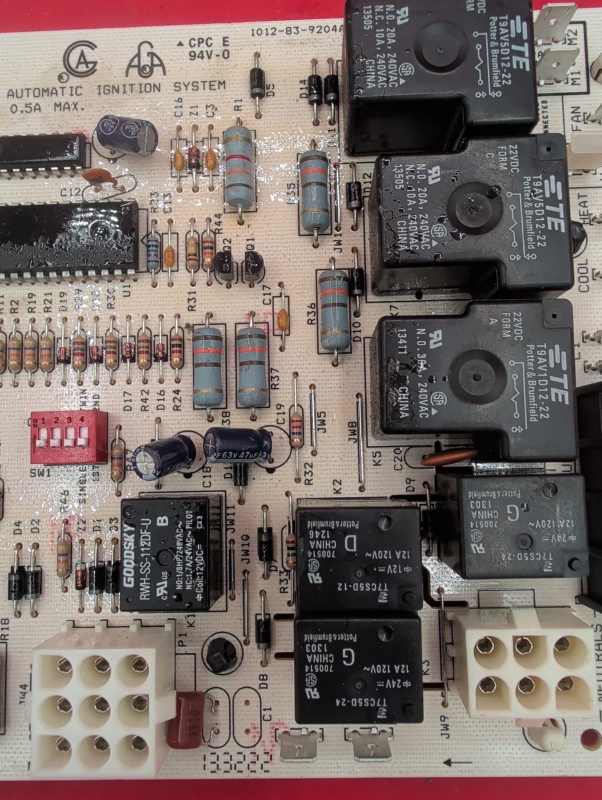 White Rodgers HSCI Furnace Control Board 1012-920A-1 62-24084-02 1012-83-9207A