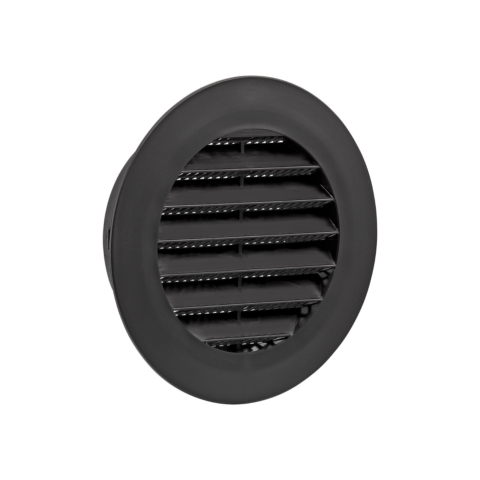 4 inch Black Plastic Flush Mount Round Vent – Friction Fit – (36 Vents)