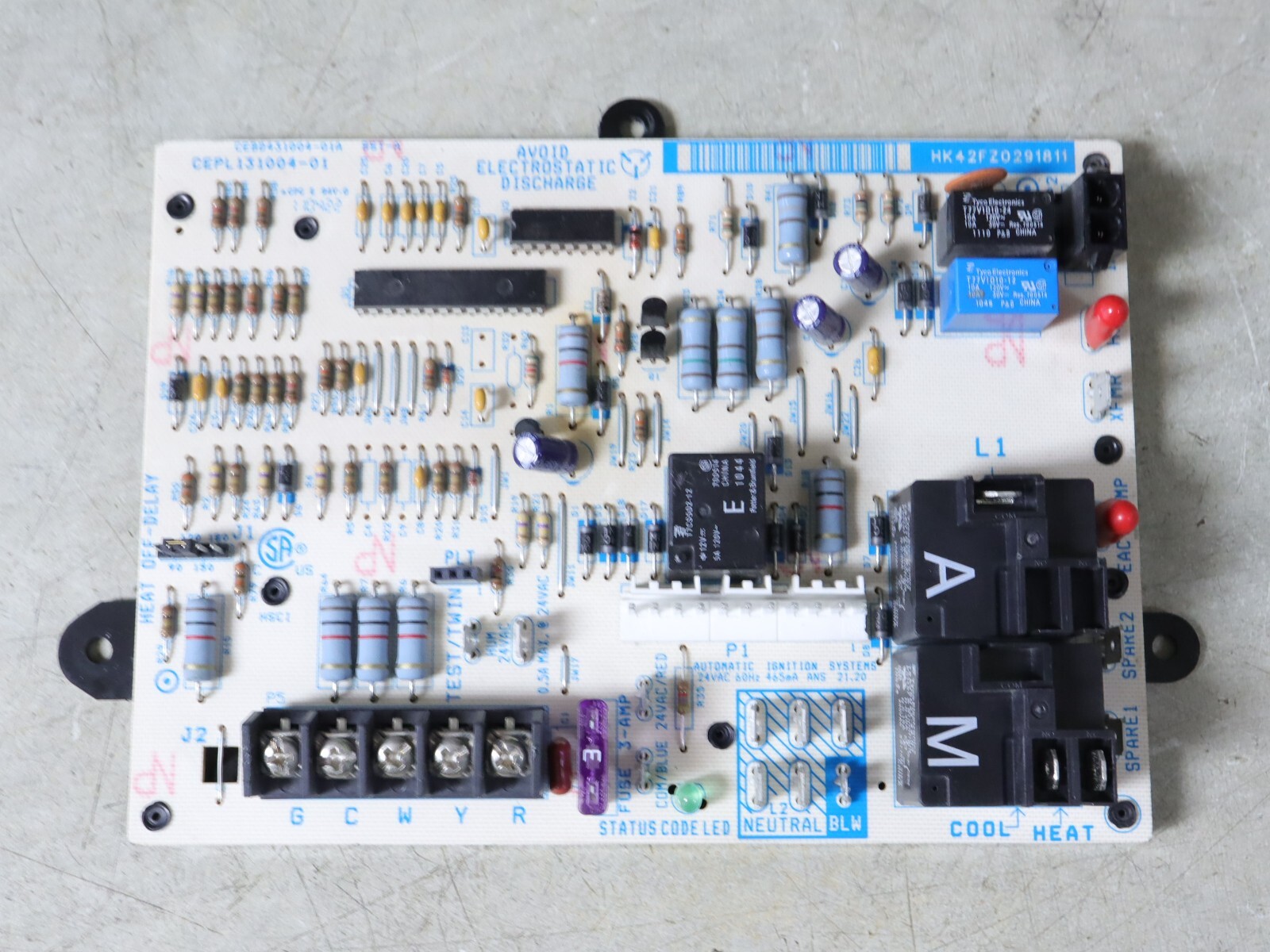 Carrier Bryant HK42FZ029 Furnace Control Circuit Board CEPL131004-01