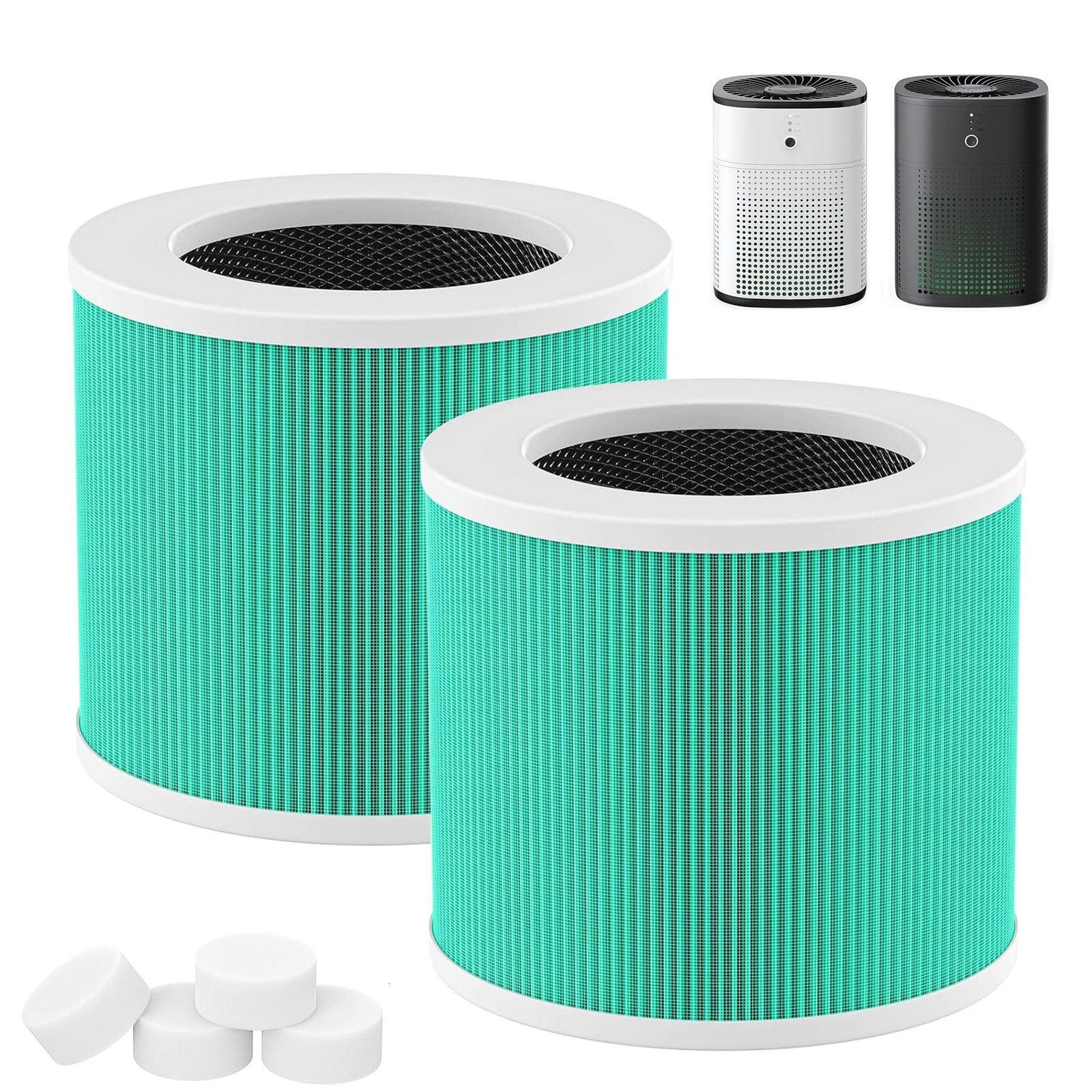 HY1800 H13 True HEPA Replacement Filter Compatible with Green