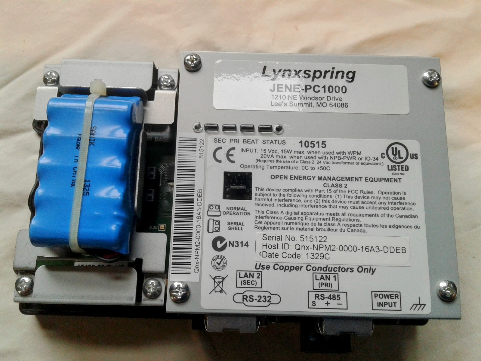 Jenesys JENE-PC-1000 Jace used Tested guaranteed working good Battery