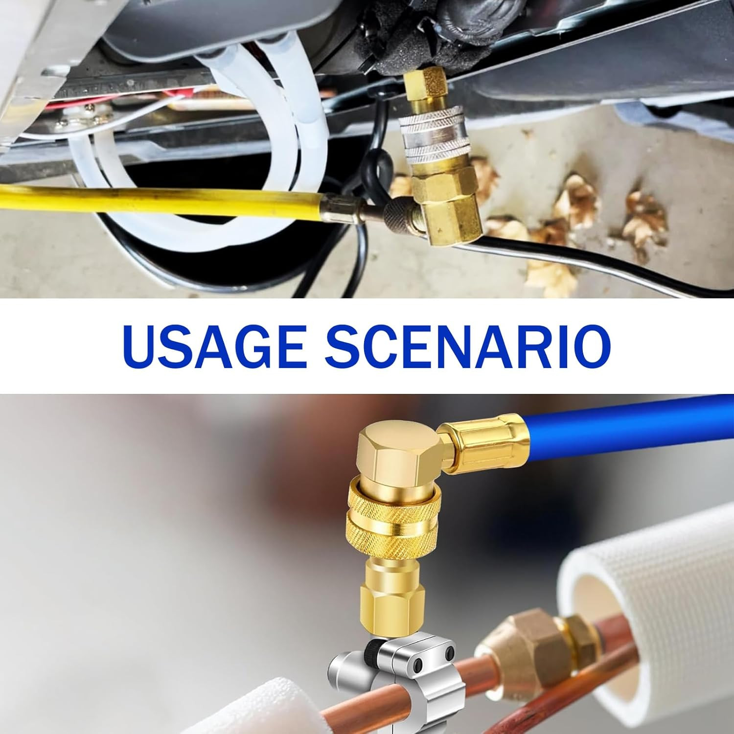 1 PC A/C Retrofit Valve Kit, Bullet Piercing Tap Valve Kit, R12 to R134A Convers