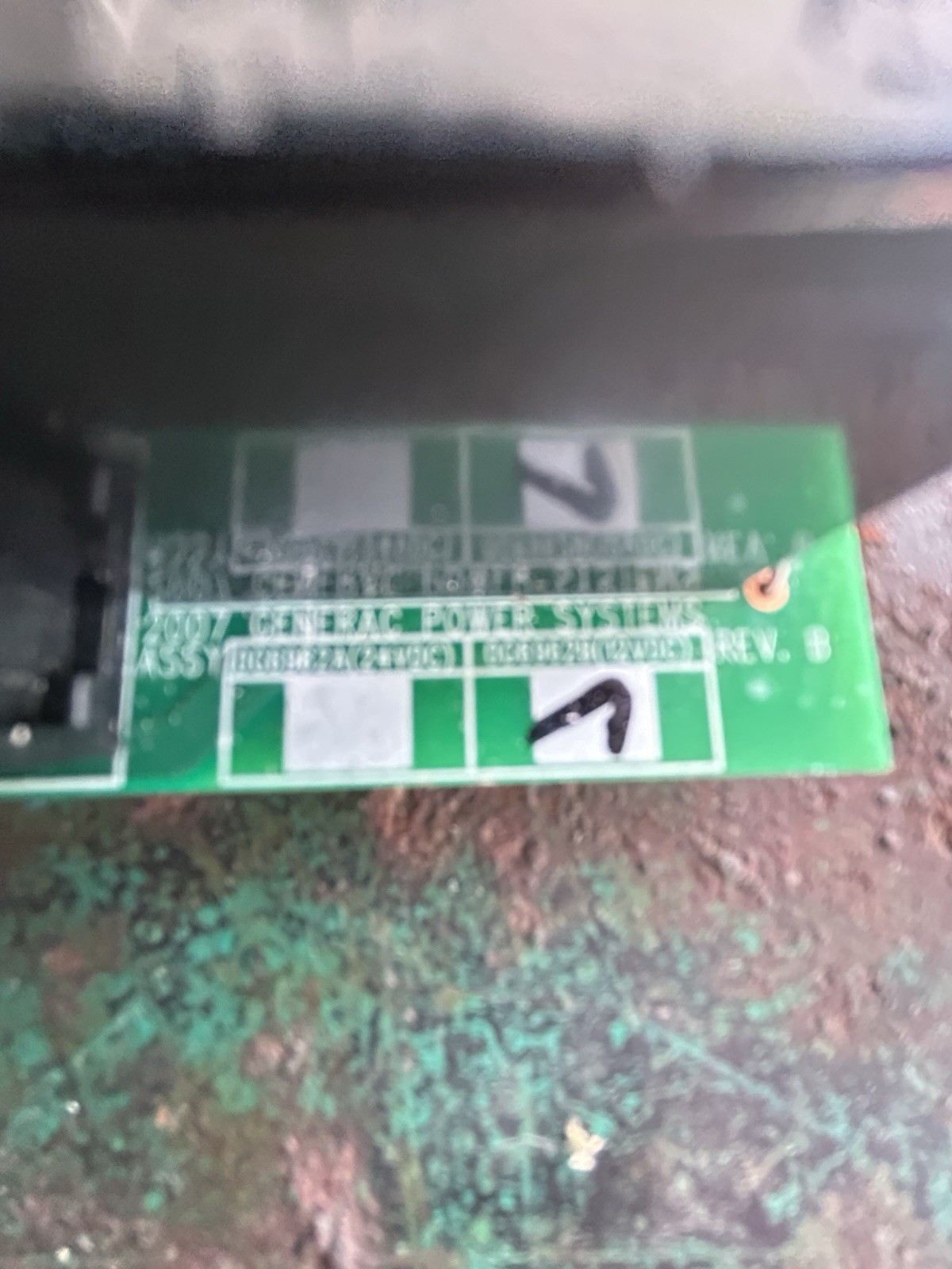 Generac Power Systems 12V 25A Relay Board Rev B for Generator 0G6962A/B