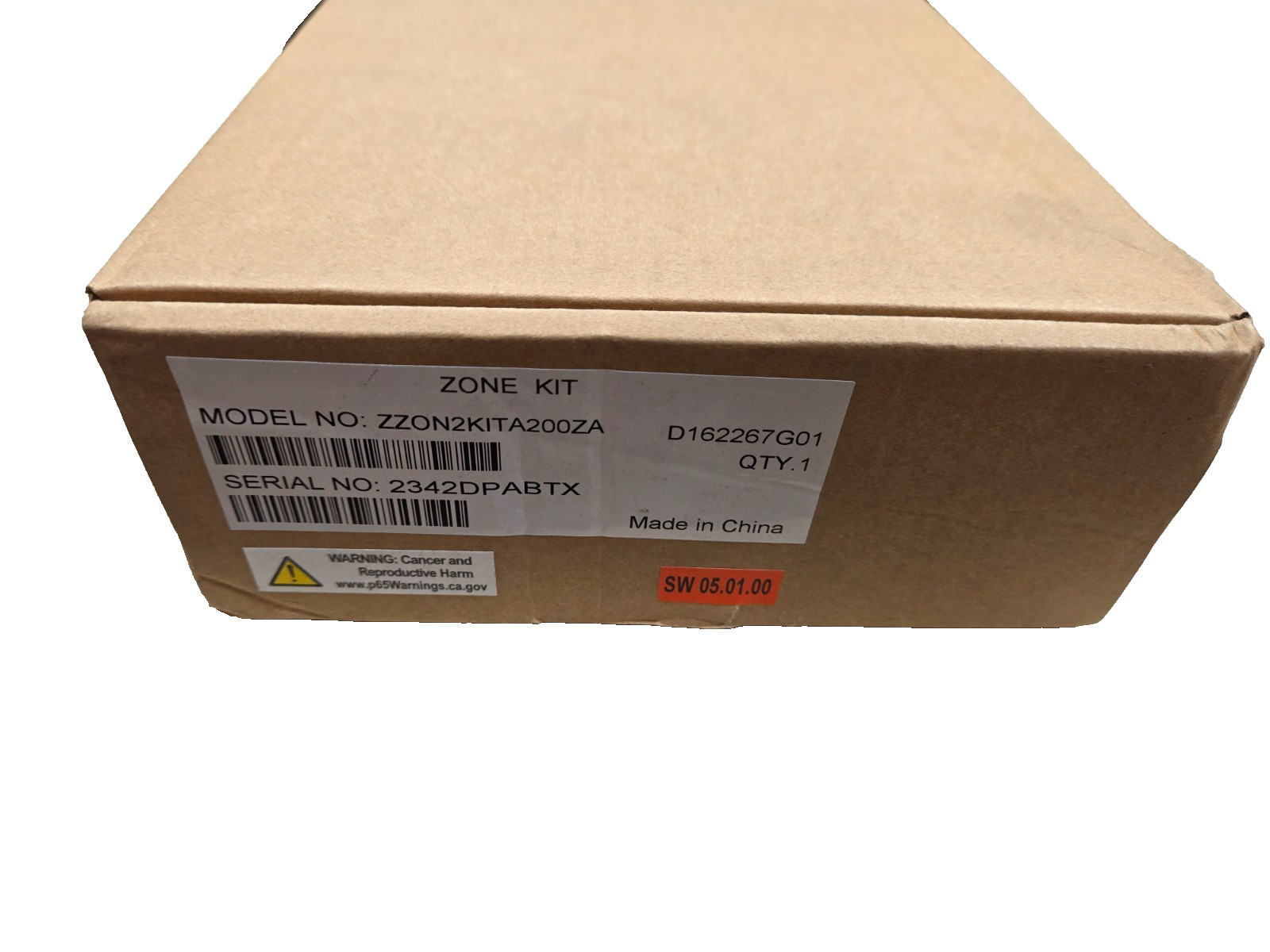 TRANE LINK ZONING KIT INCLUDES ZONE PANEL/ 8X DISTRIBUTION BOARD ZZON2KITA200Z