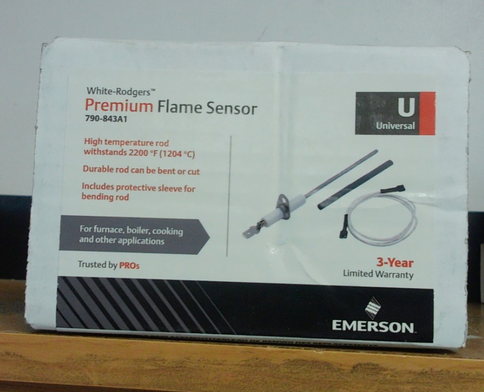 NEW White Rodgers Emerson 790-843A1 Premium Flame Sensor Universal