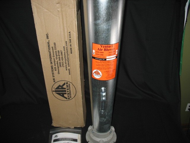Air Systems International Venturi Pneumatic Air Blower ASI-1200, 1/2″ NPT -NEW-