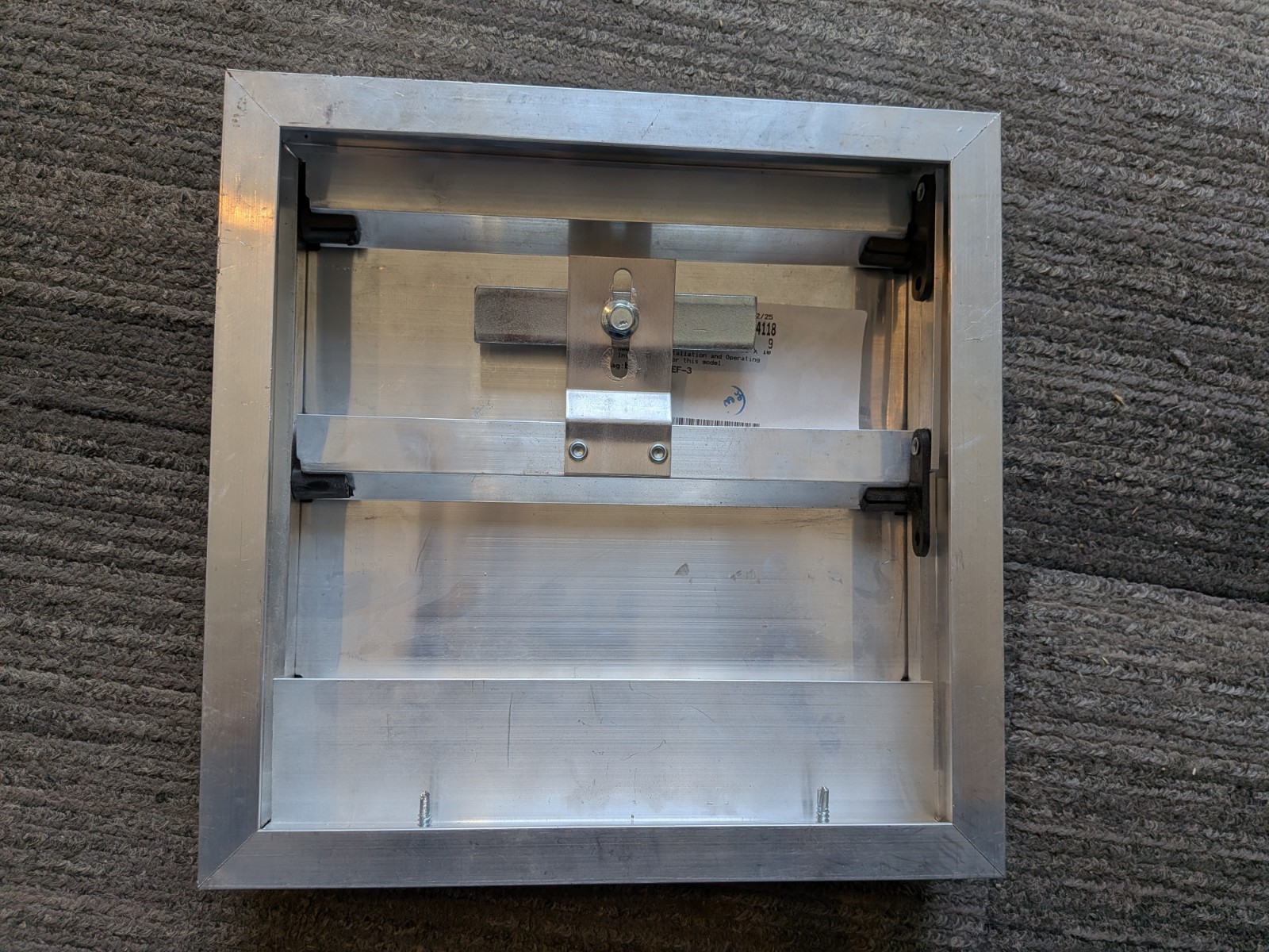 Ruskin 10x10x2 Volume Control Damper HVAC Air Flow Duct Damper – No Motor