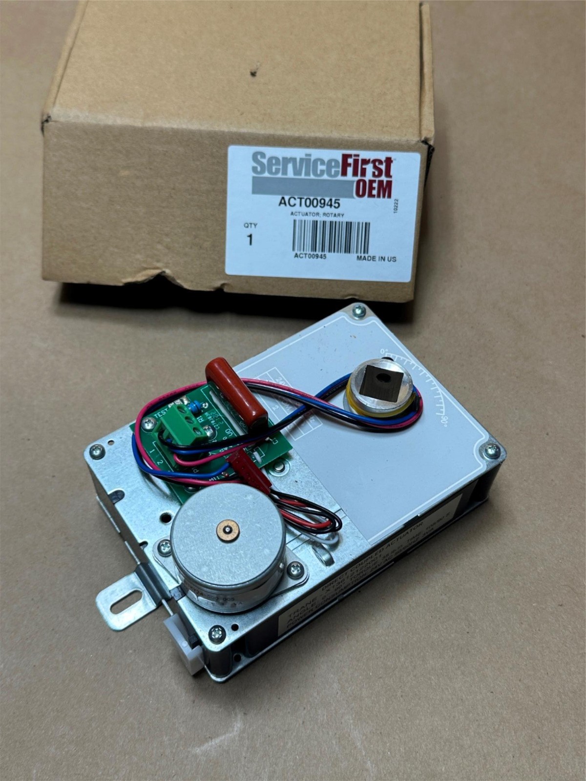 NEW Trane X13612122001 Direct Coupled Actuator 0-90 Degree, 24VAC