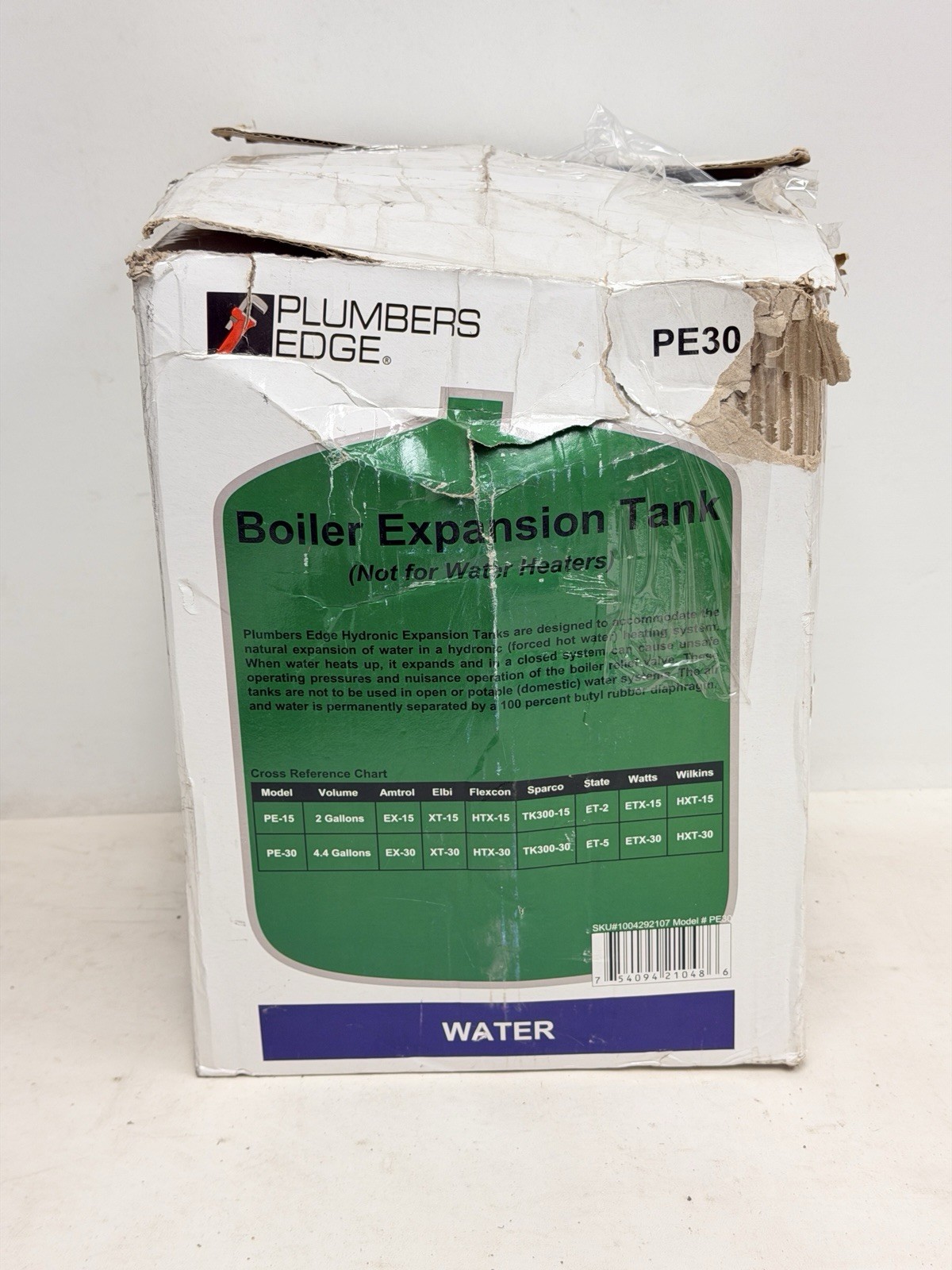 Plumbers Edge 30 Expansion Tank (PE30)