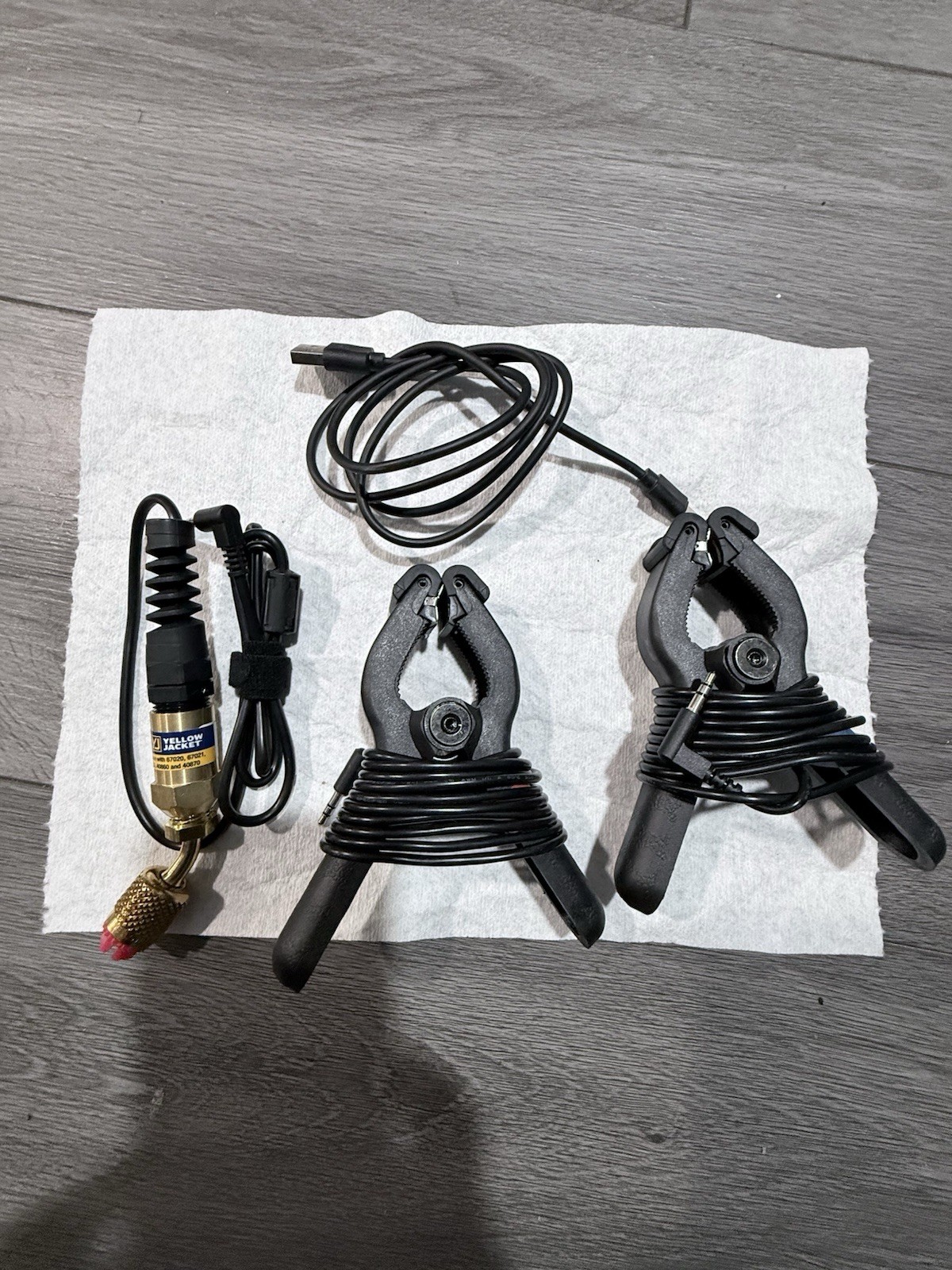 Yellow Jacket TitanMax Digital Manifold Plus II Hose Set Brass 60in 800psi