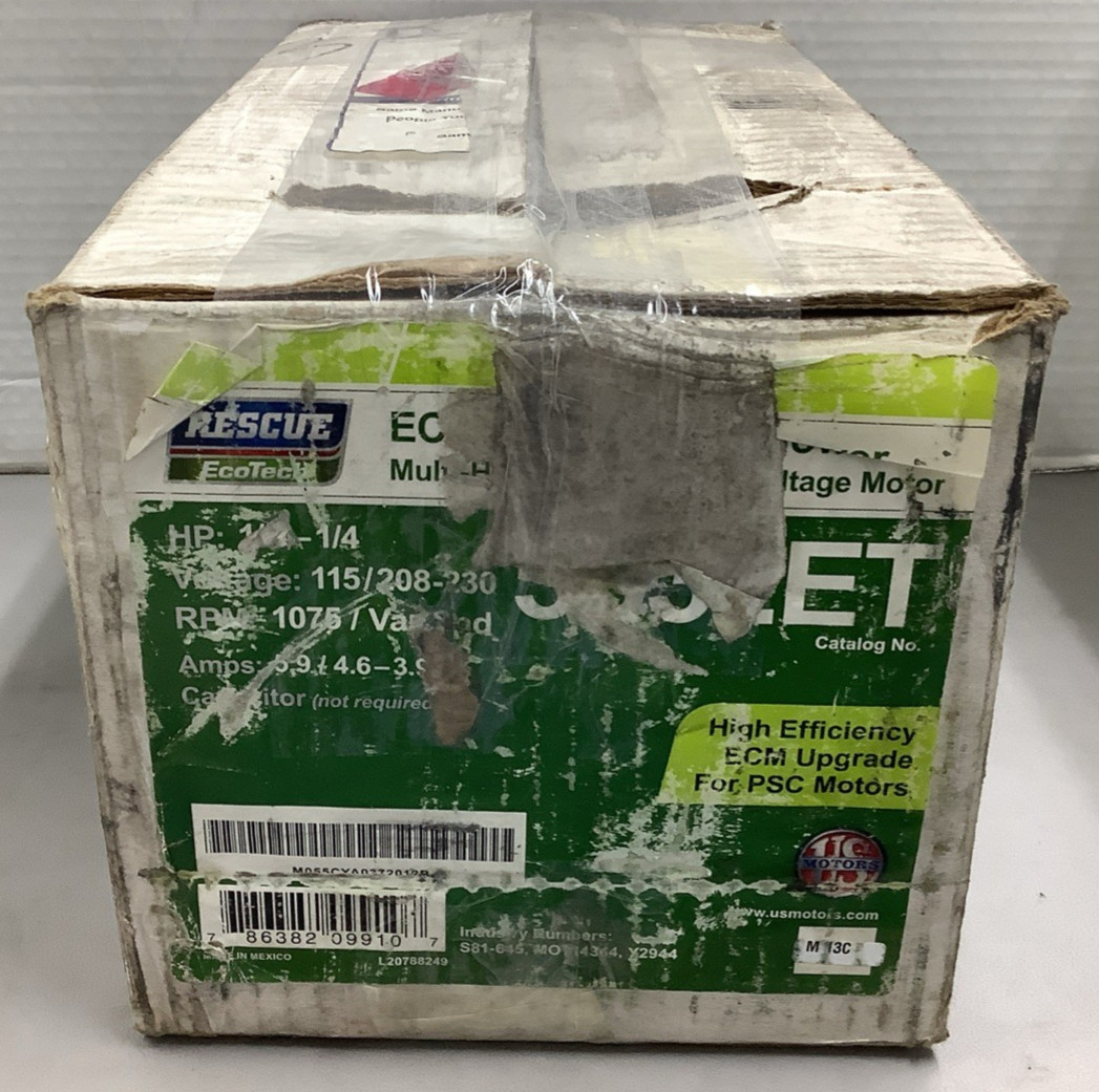 U.S. Motors 5532ET Rescue EcoTech Blower Motor 1/2HP 1075RPM (R106)