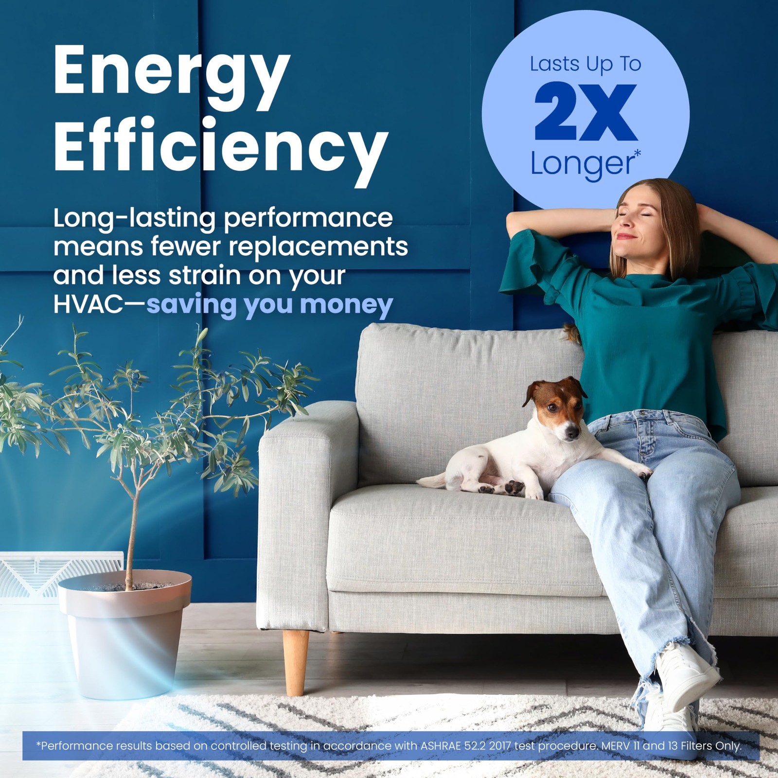 Genuine 413 Replacement Filter For Whole House Air Purifiers – Merv 13, Healthy