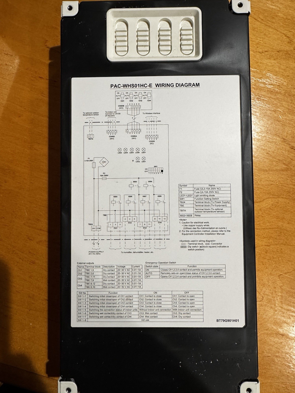 Mitsubishi Electric Kumo Station PAC-WHS01HC-E Equipment Controller