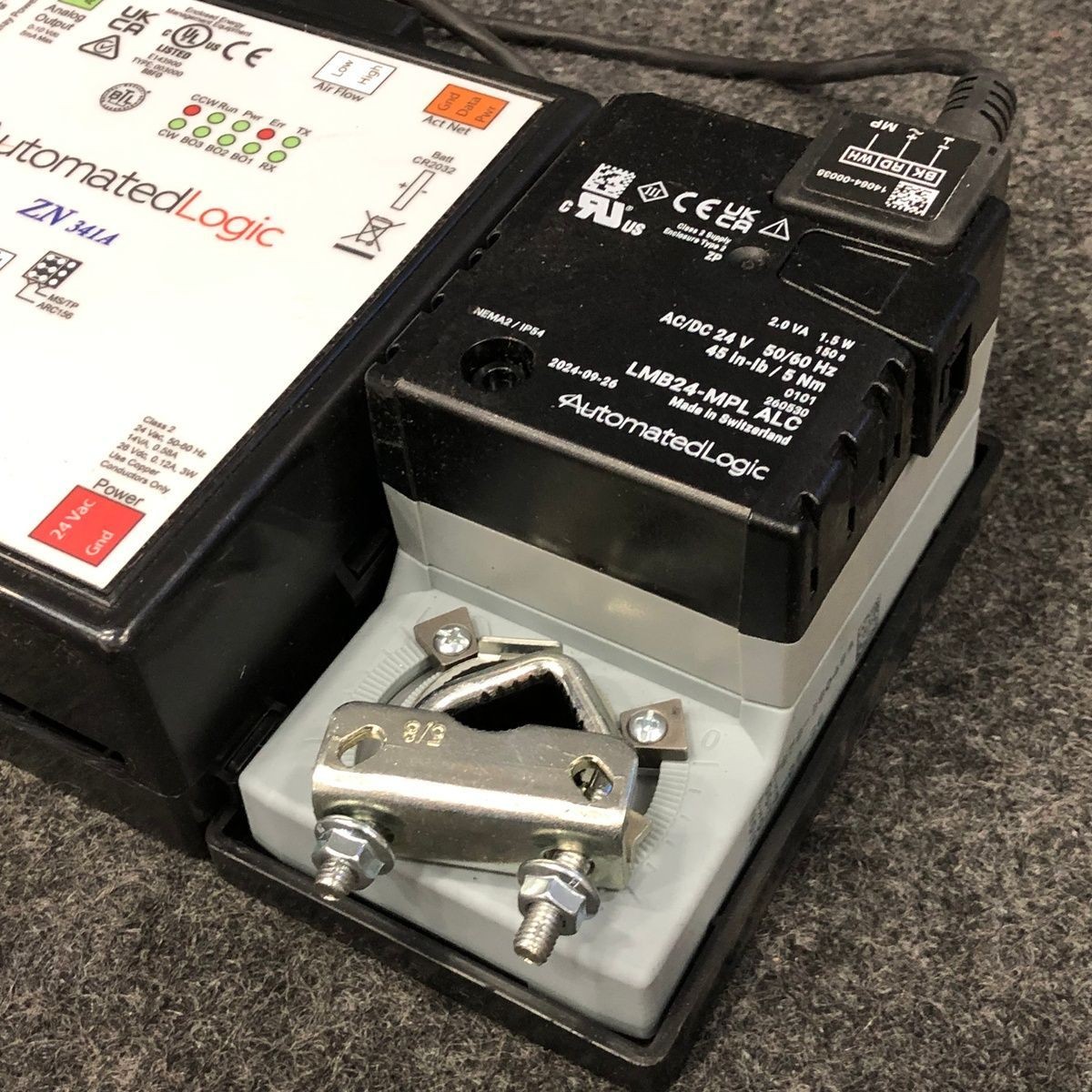 AUTOMATED LOGIC ZN 341A Programmable BACnet Zone Controller w/Damper Actuator