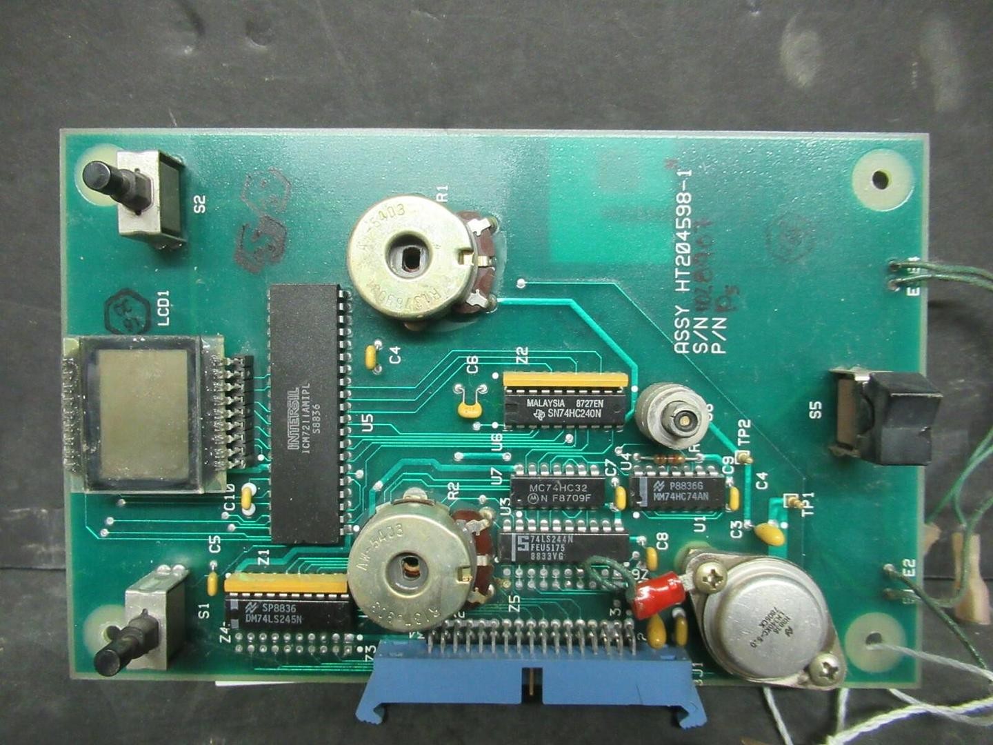 CARRIER DISPLAY CIRCUIT BOARD HT204598-1N P5 **BOARD ONLY, NO DISPLAY**