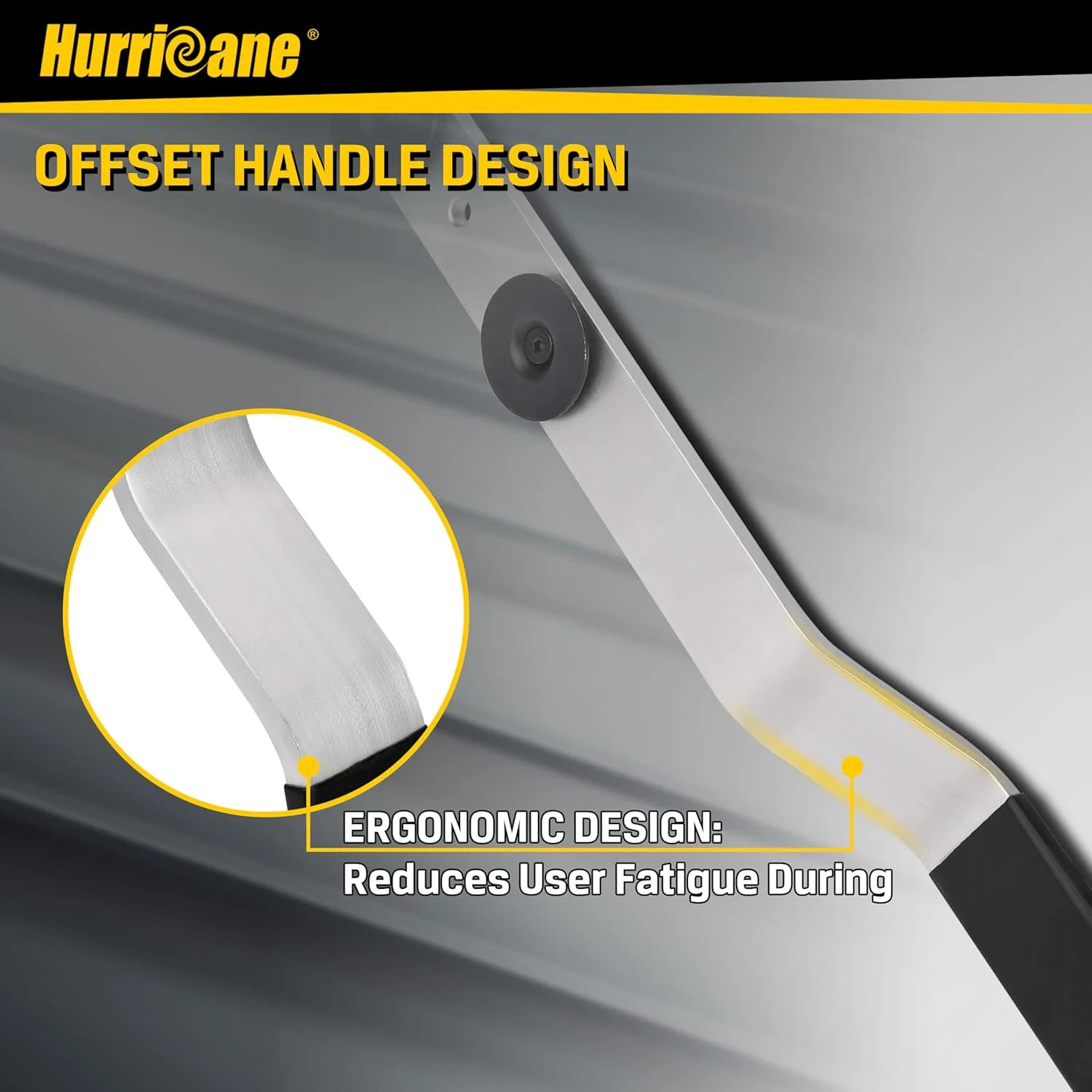HURRICANE Duct Stretcher Tool,16″ Aluminum Alloy Air Duct Connector with Offset