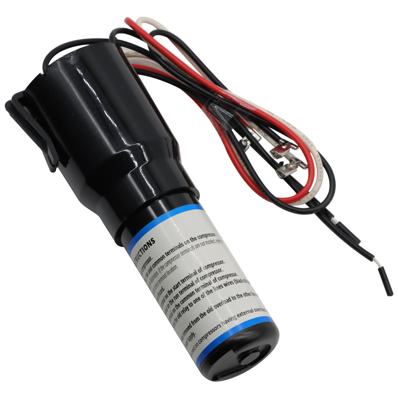 2Pcs RCO210 3 in 1 Relay Hard Start Capacitor Kits Refrigerator 1/2 HP 115VAC