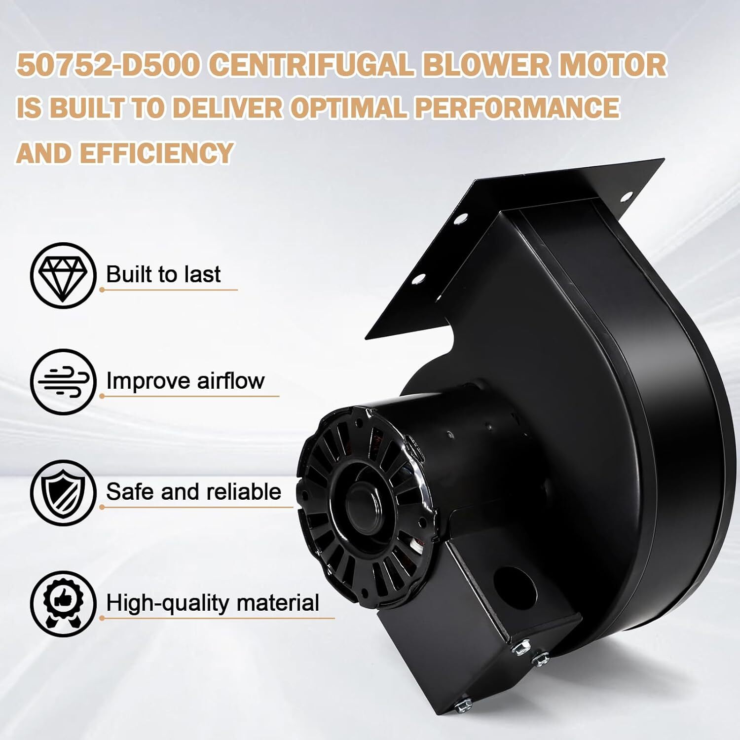Blower Motor 115V Replacement For Fasco 50752-D500 Dayton 1TDP5 4C442 2C610