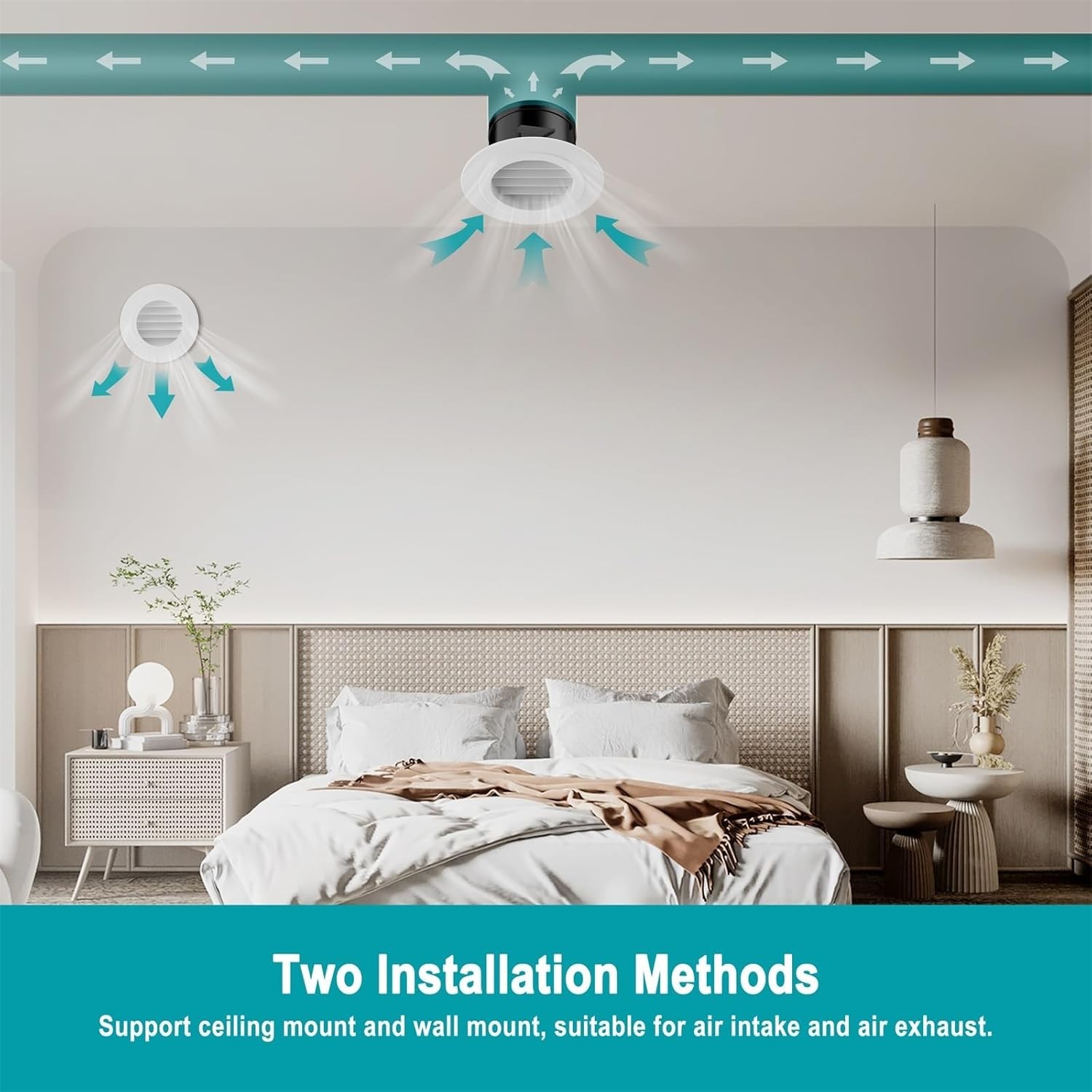 4 Inch ABS Soffit Vent with Screen Mesh for Enhanced Airflow – Durable Design