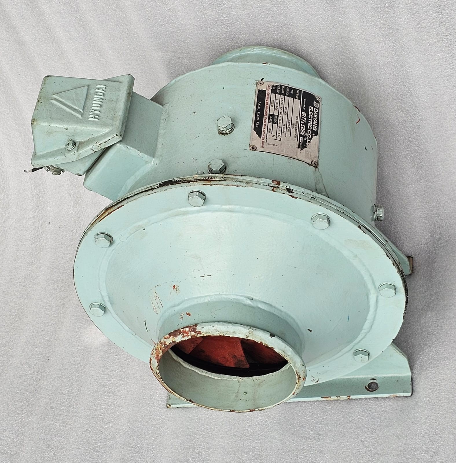 Daeyang Electric Co. X8L5/Z1.0/300 0.2 KW 60 HZ 440V ISOLATING CABIN FAN