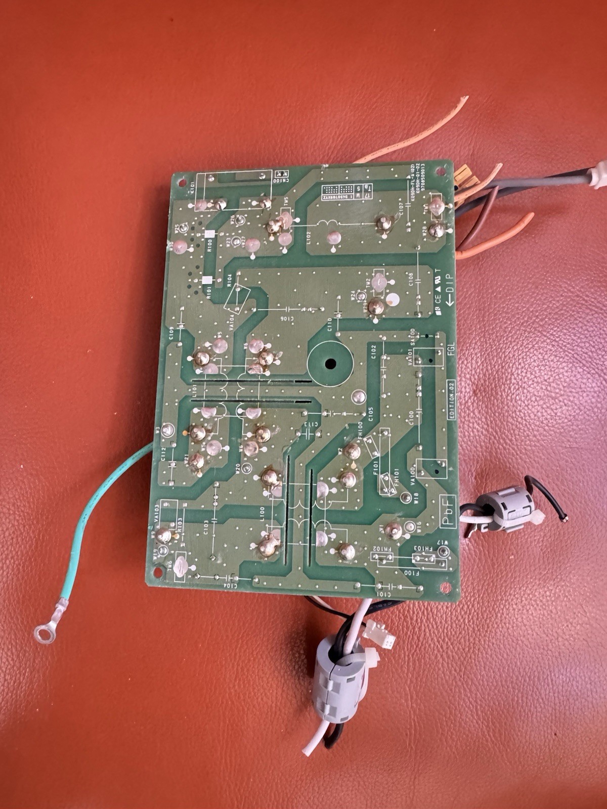 Fujitsu Split A/C Control Board 9708509013 K09DH-1002HUE-FLO – cut wire ends !
