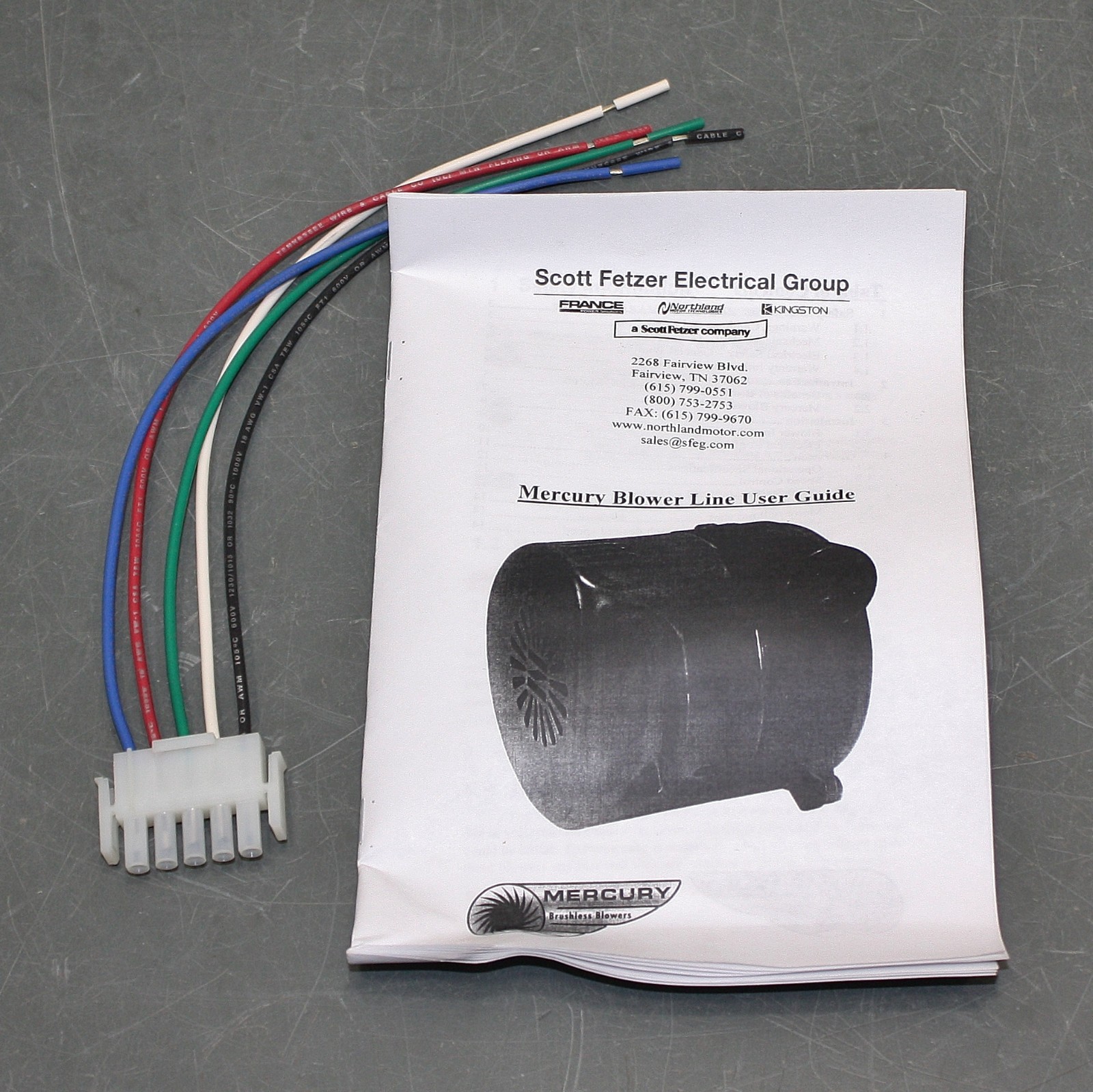 Northland Brushless Blower BBA14-211HEB-00, 400W, 230V AC, 4.5 A, 1 Stage, 1 PH