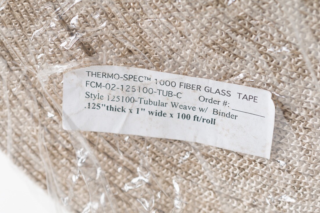 Thermo-Spec™ 1000 Fibreglass Tape .125” Thick x 1” Wide 100 Foot Roll