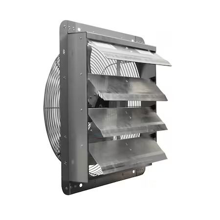Canarm Gsf3-18A Shutter Fan, 18In Bld Dia, Galvalume, 120