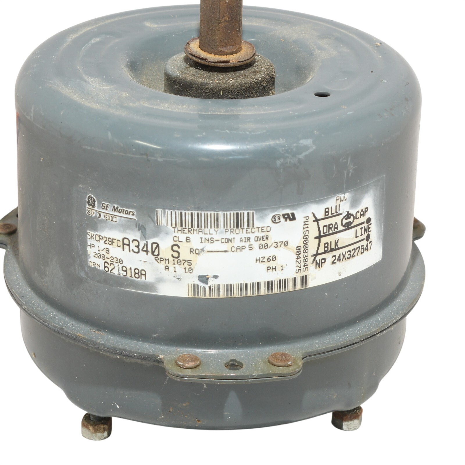 GE Nordyne 5KCP29FCA340 1/8 HP 208-230, 1 PH 1075 RPM Frame 42Y