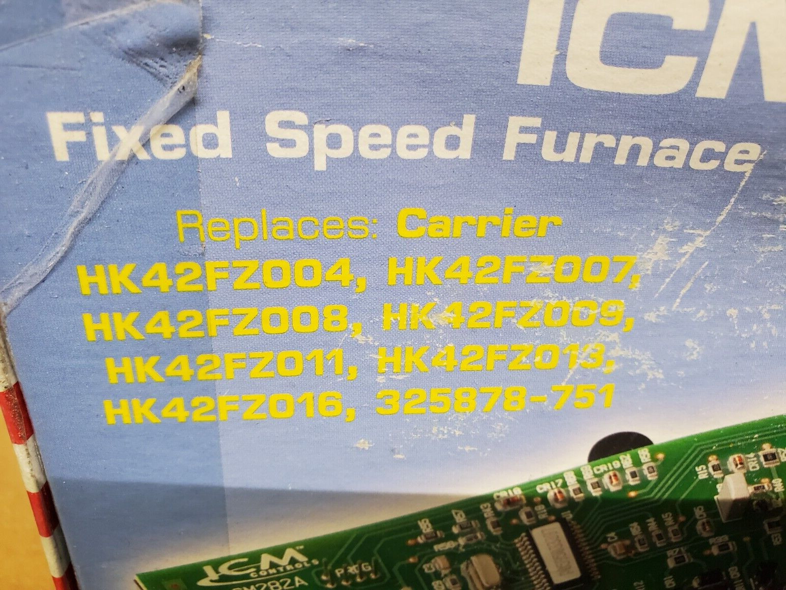 NEW ICM Controls ICM282A control board for Carrier HK42FZ-Series for 325878-751