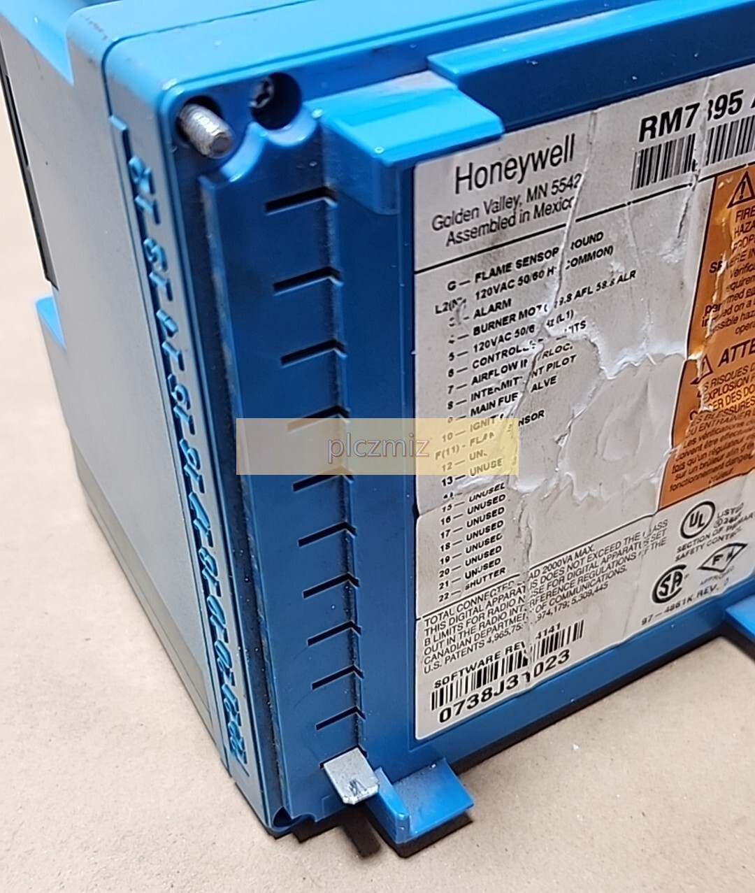 *PARTS/REPAIR* Honeywell RM7895A1014 Burner Control Auto Program Control Rev D