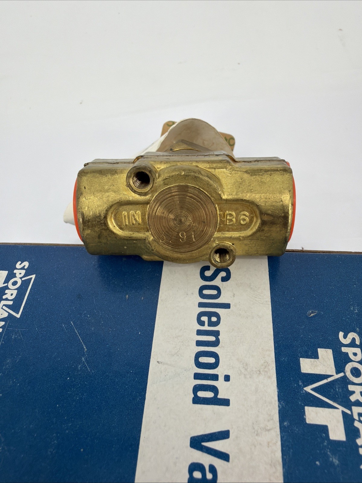 Sporlan B6P1 Solenoid Valve Less Coil, 3/8” NPTF, R12-3.0, R22-5 Tons