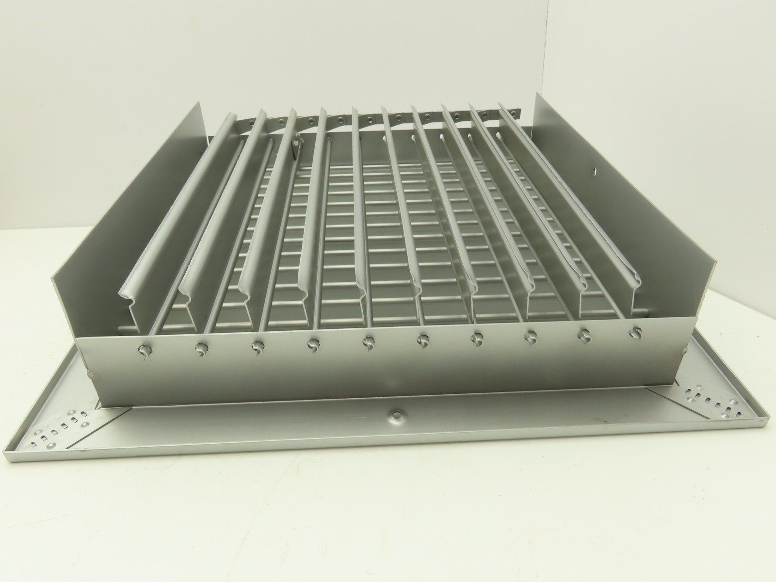 Manual Adjustable Louver Ventilation Duct Damper 12″x12″ 2 Way Control 1 Lever