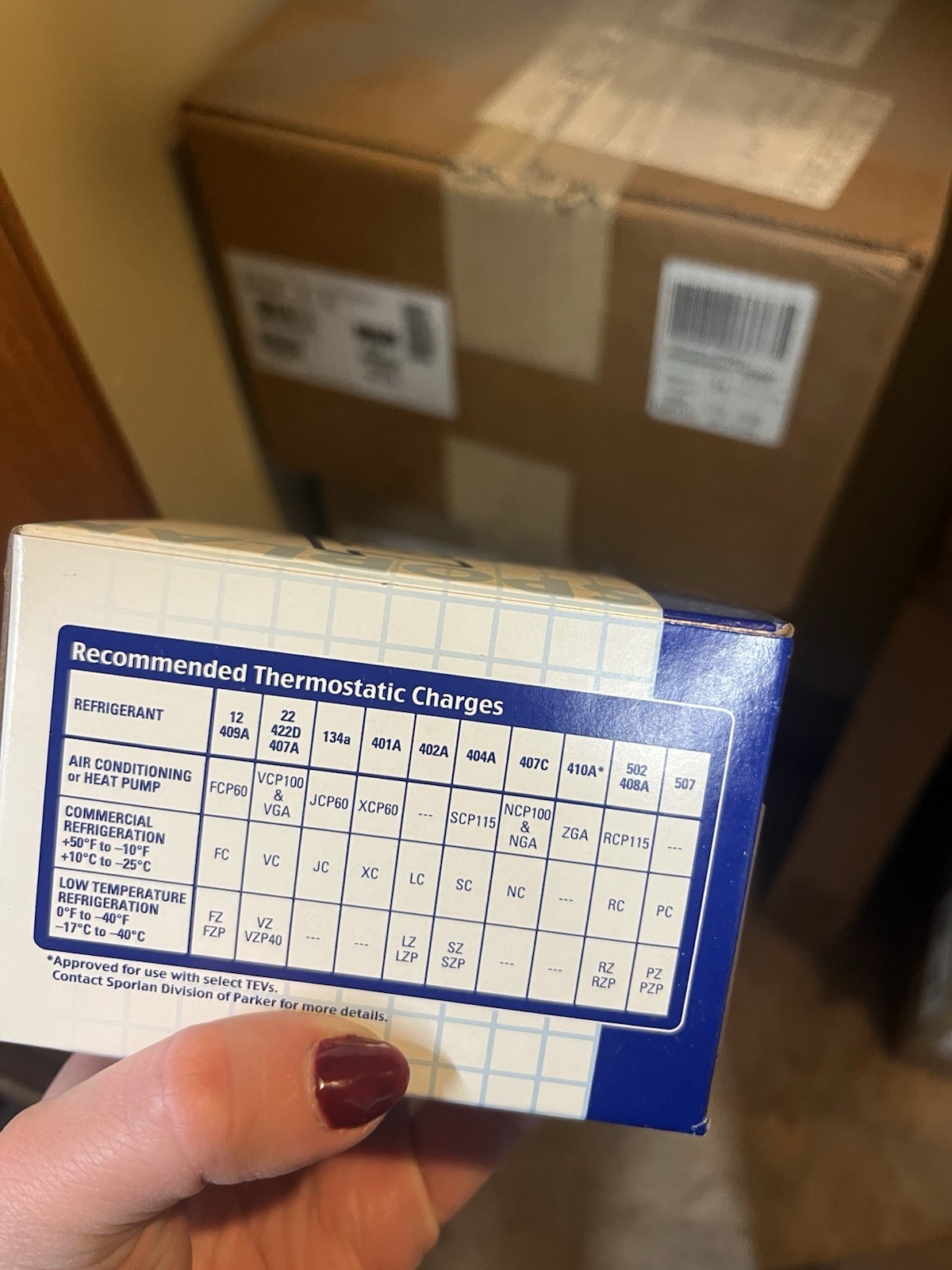 24 Sporlan TXV EFVE 1C 1/4×1/2 ODF SolderStrainer 1/4ODF EXTEQ30″CapillaryTube