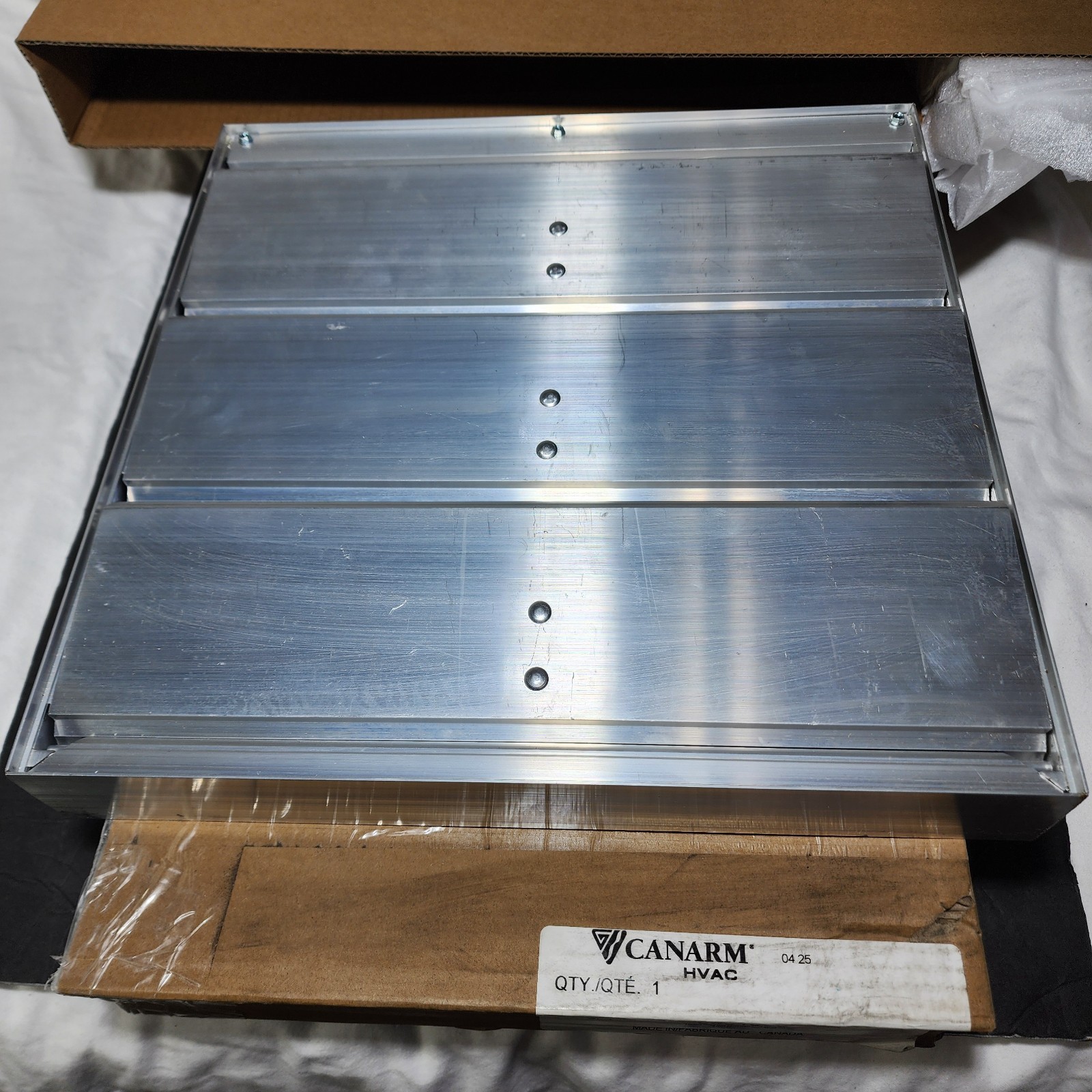 Canarm HVAC 15″ x 15″ Backdraft Damper 9301003