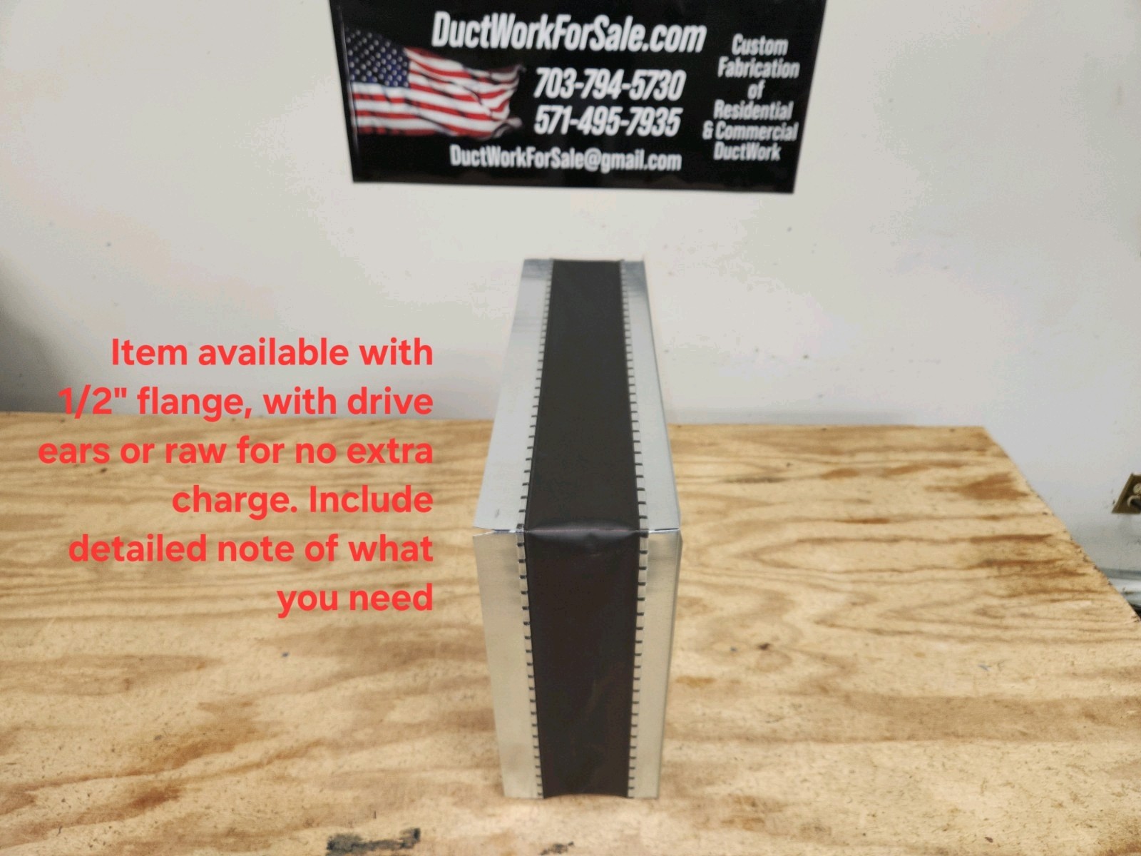 20 X 20 Inches CARLISLE FLEXIBLE DUCT CONNECTOR CANVAS DUCTWORK CONNECTOR