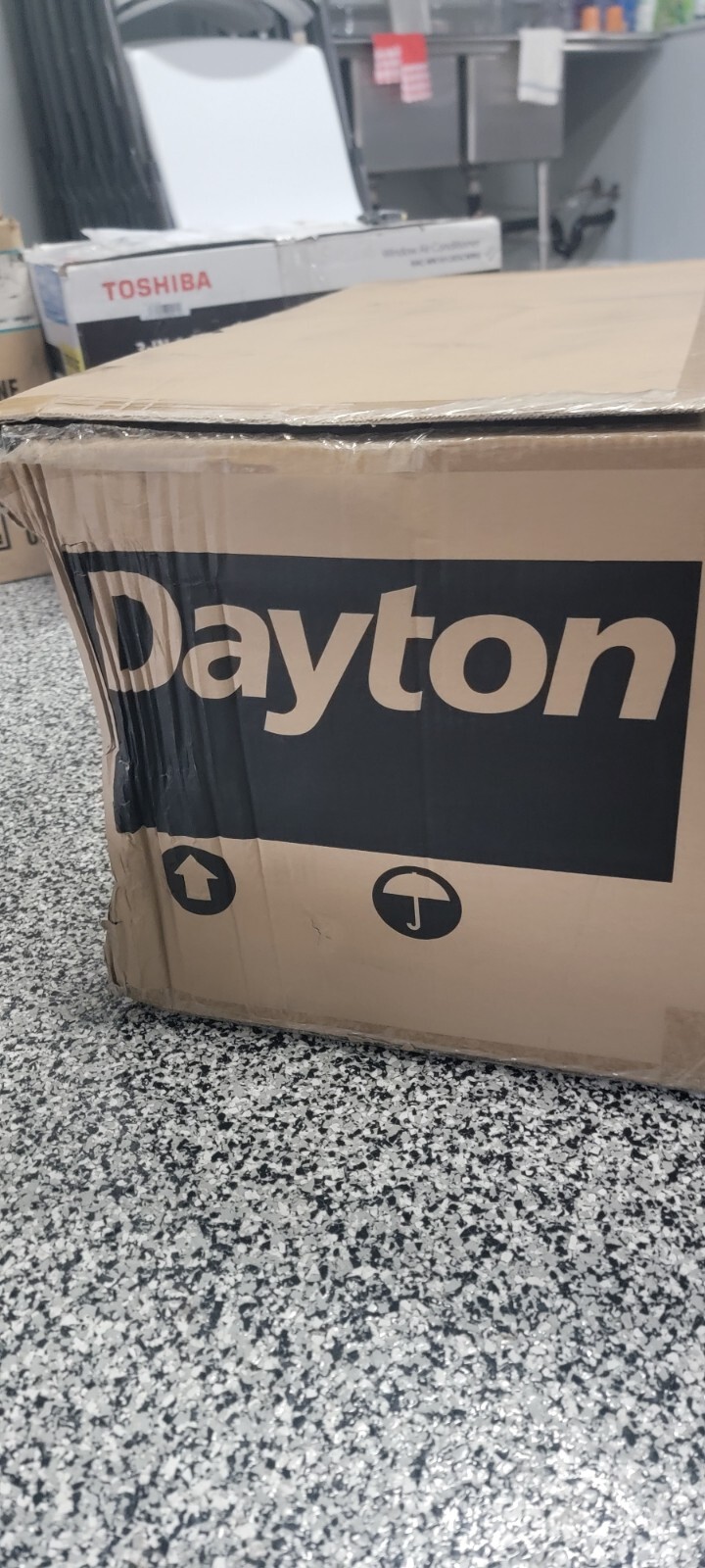 NEW DAYTON 30″ DIAMETER OSCILLATING INDUSTRIAL AIR CIRCULATOR 1VCF4D Yellow