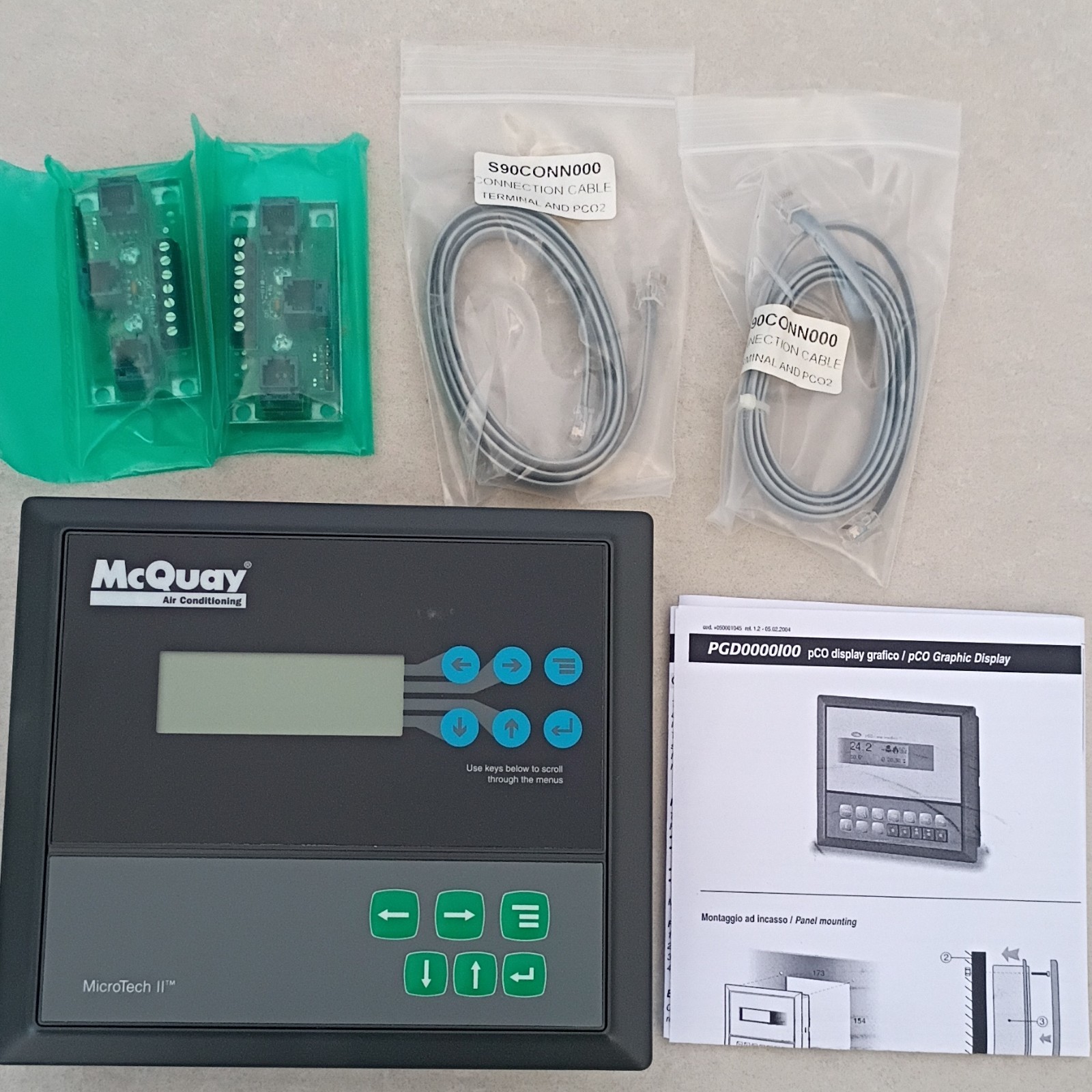 McQuay MicroTech II Unit Controller PGDMQ0100 S90CONN000 TCONN6J000 30V Plastic