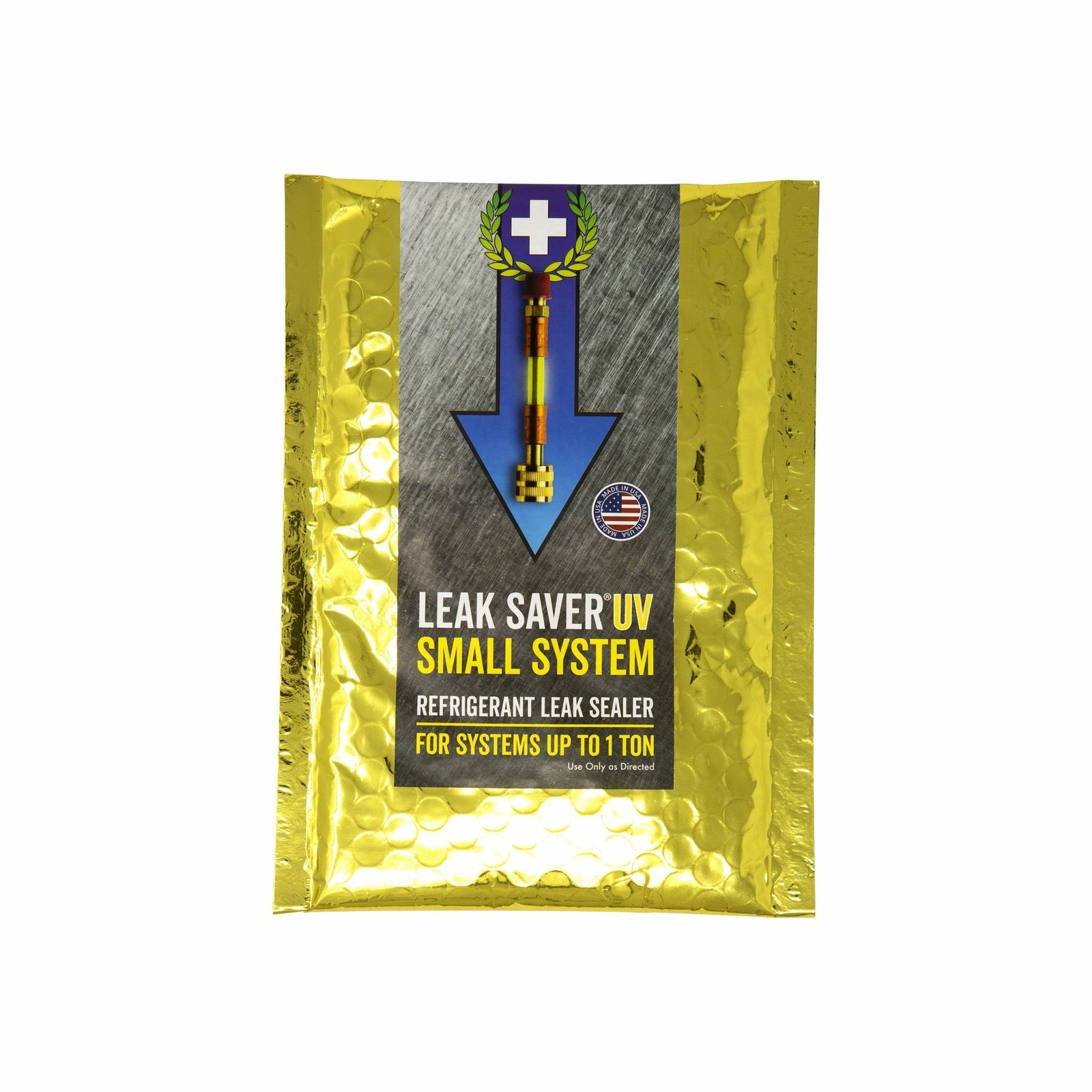 Leak Saver Direct Inject Refrigerant Leak Sealer UV Small System 1 Ton 6 Pack