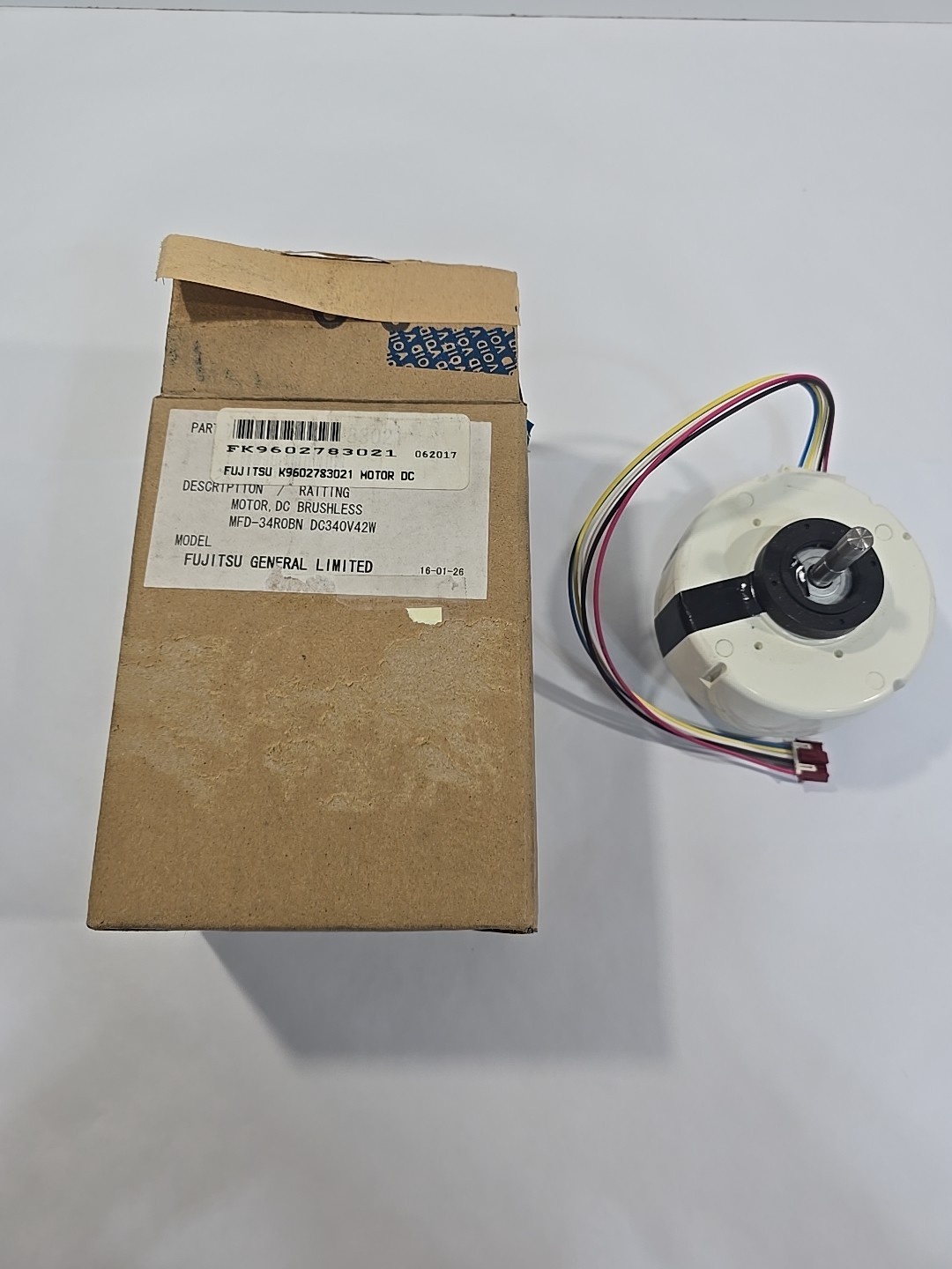 FUJITSU K9602783021 aka 9602783021 MOTOR DC BRUSHLESS RLS- MFD-34ROBN DC340V42W