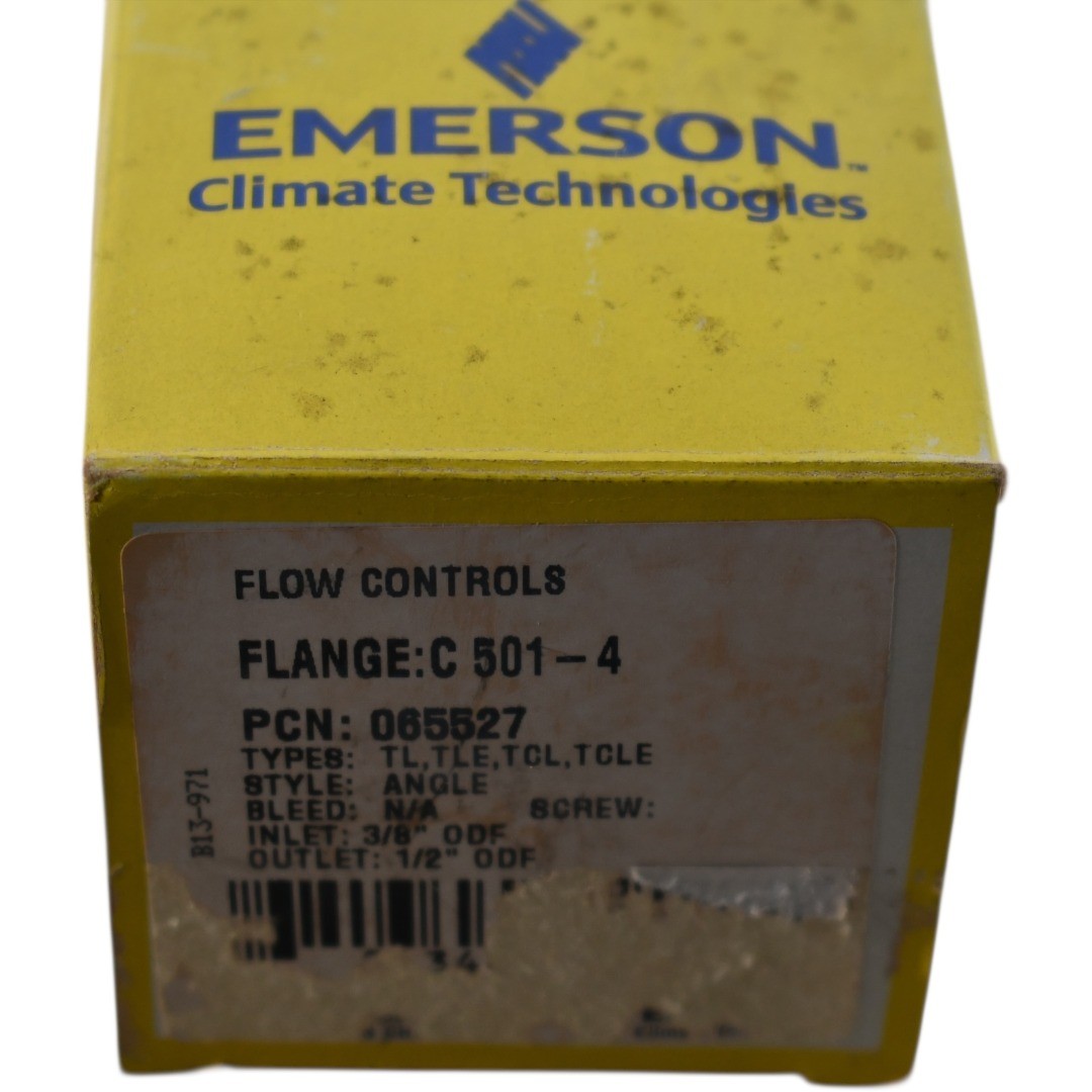 NEW Emerson Alco C 501-4 PCN 065527 Angle Body Flange 3/8 x 1/2 ODF