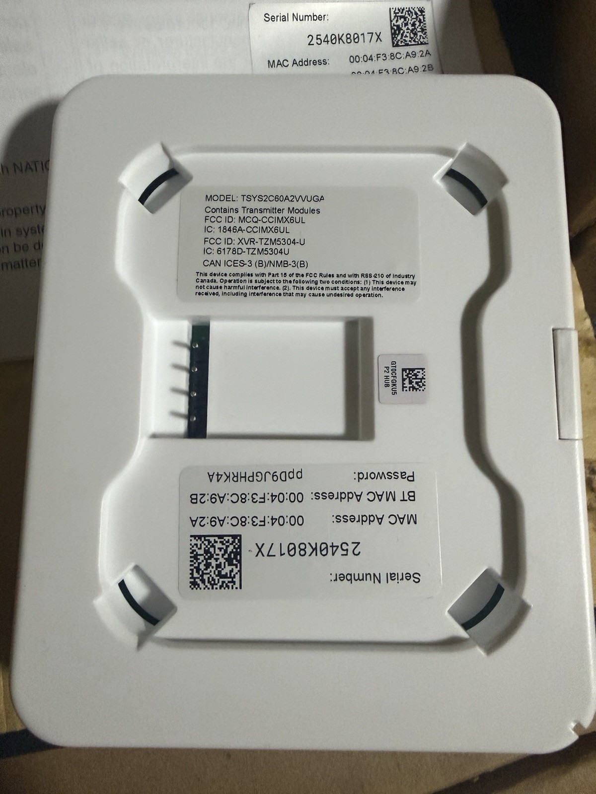 Honeywell SC360 System Controller Module TSYS2C60A2VUG TSYS2C60A2VVU