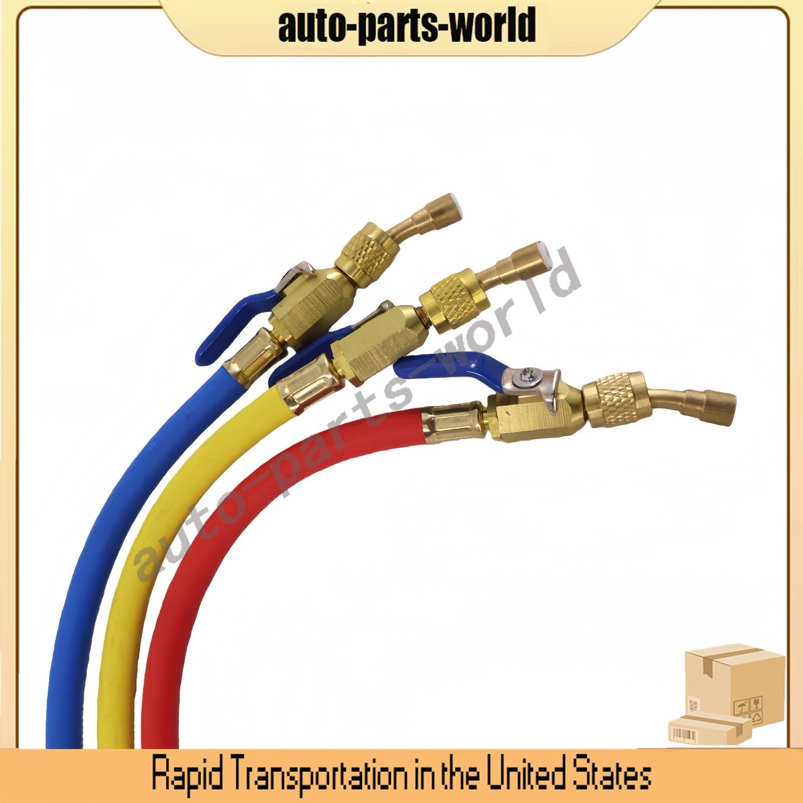 29986 For Plus II 1/4″ Charging Hose Set 72″ Compact Ball US STOCK