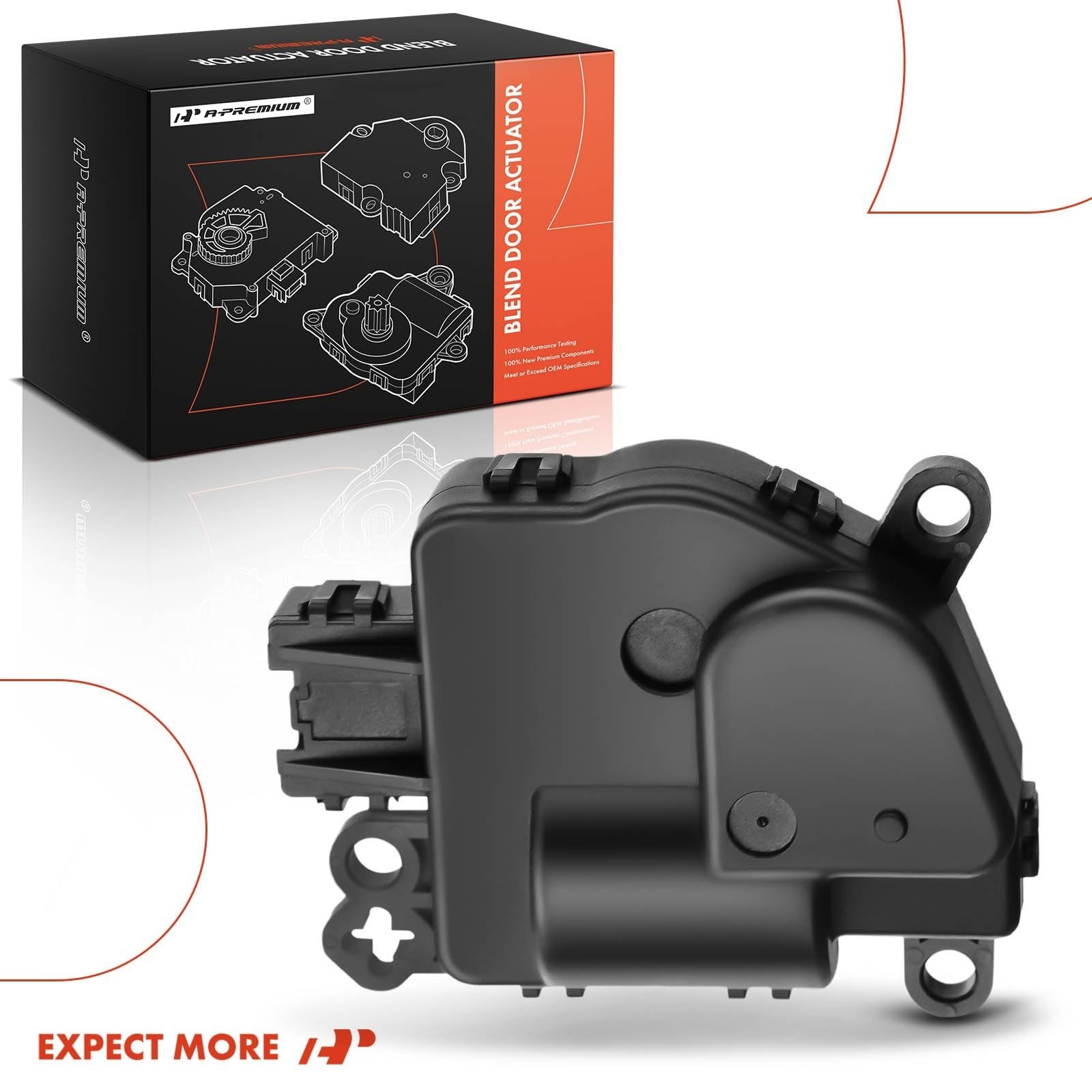 A-Premium HVAC Heater Blend Door Actuator for Dodge & Chrysler 2008-2019