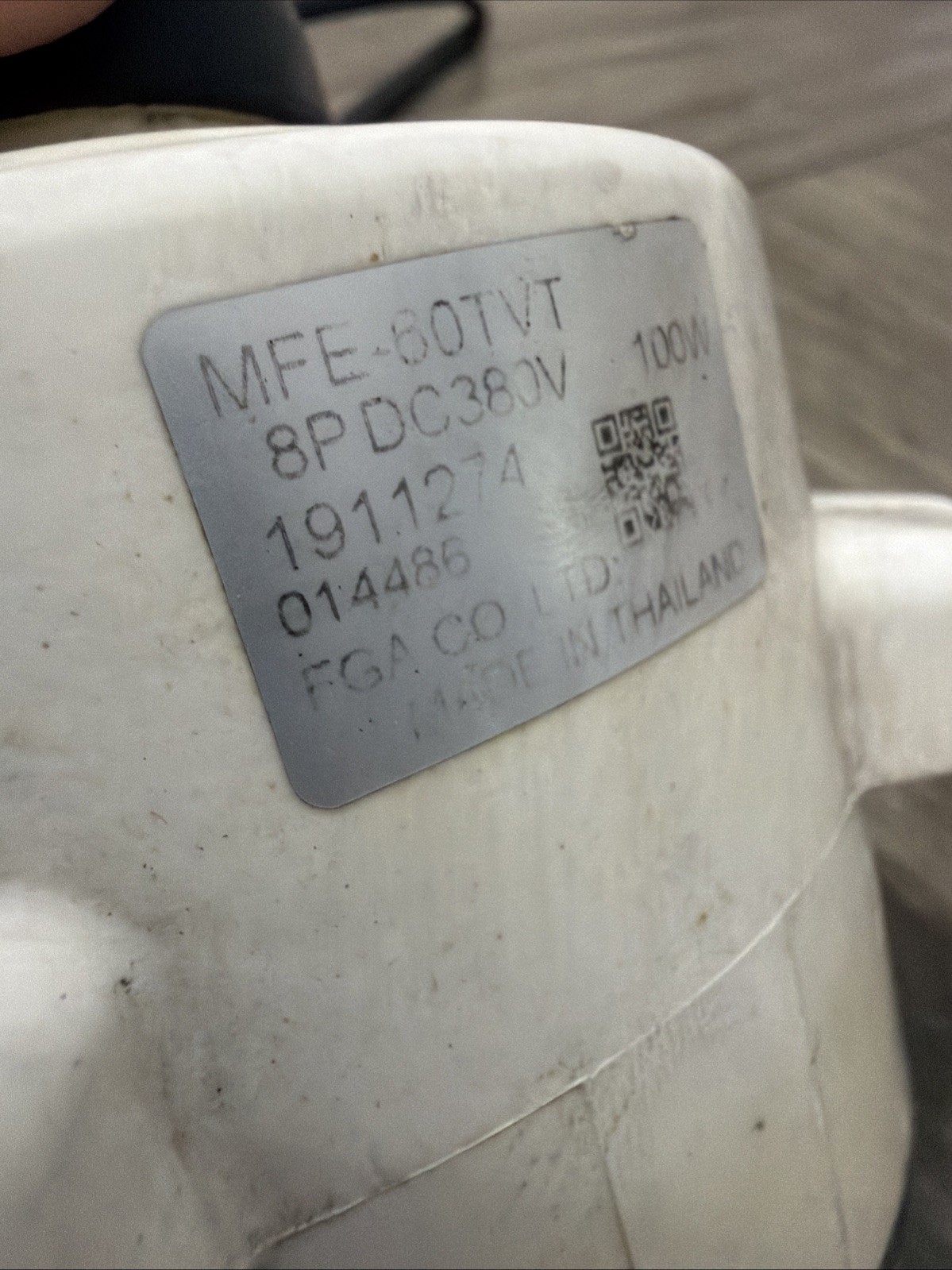 Fujitsu K9379385015 MFE-60TVT DC Outdoor Condenser Fan Motor