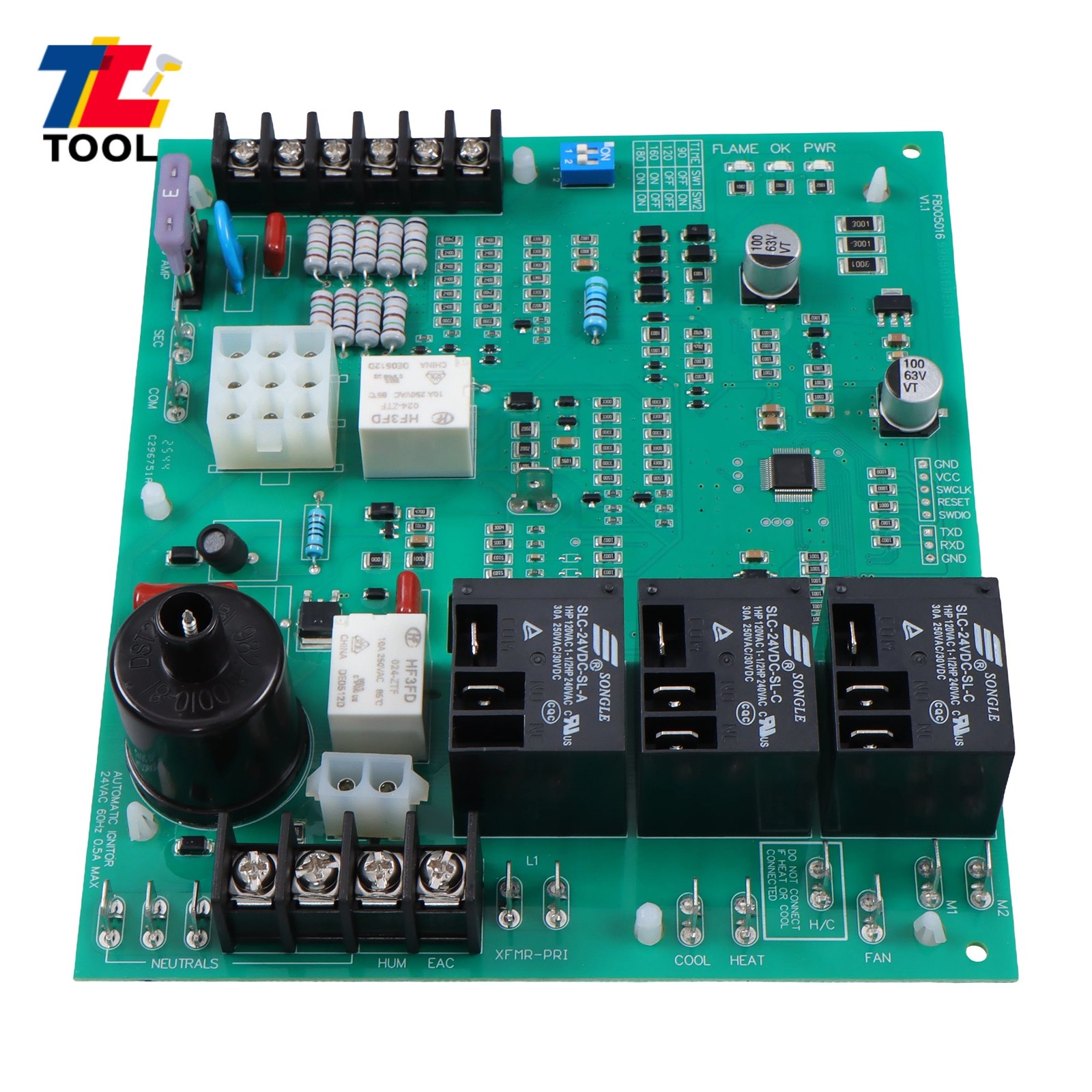 ICM292 Furnace Control Board Ignition Control Circuit Board 62-24140-02 62-24140