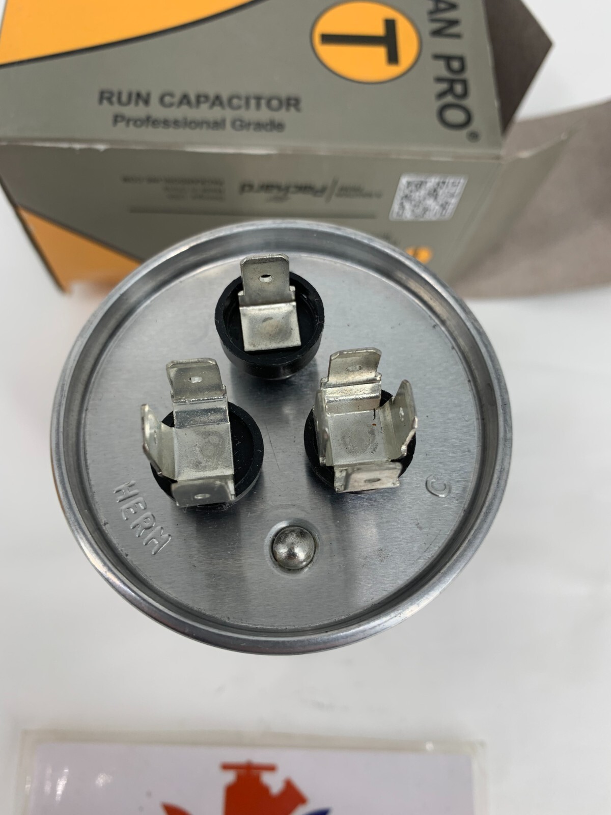 Titan Pro TRCFD405 Run Capacitor 40+5 MFD 440/370VAC Round