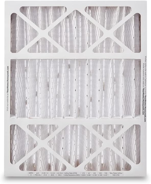 Honeywell Home 20x25x4 MERV 12, AC Furnace Air Filter, 3 PACK Pack of 3