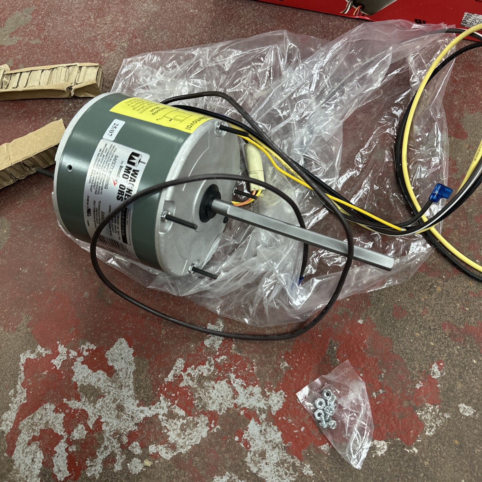 Wagner WG840728 Condenser Fan Motor 1/4 HP 208-230V HVAC Replacement